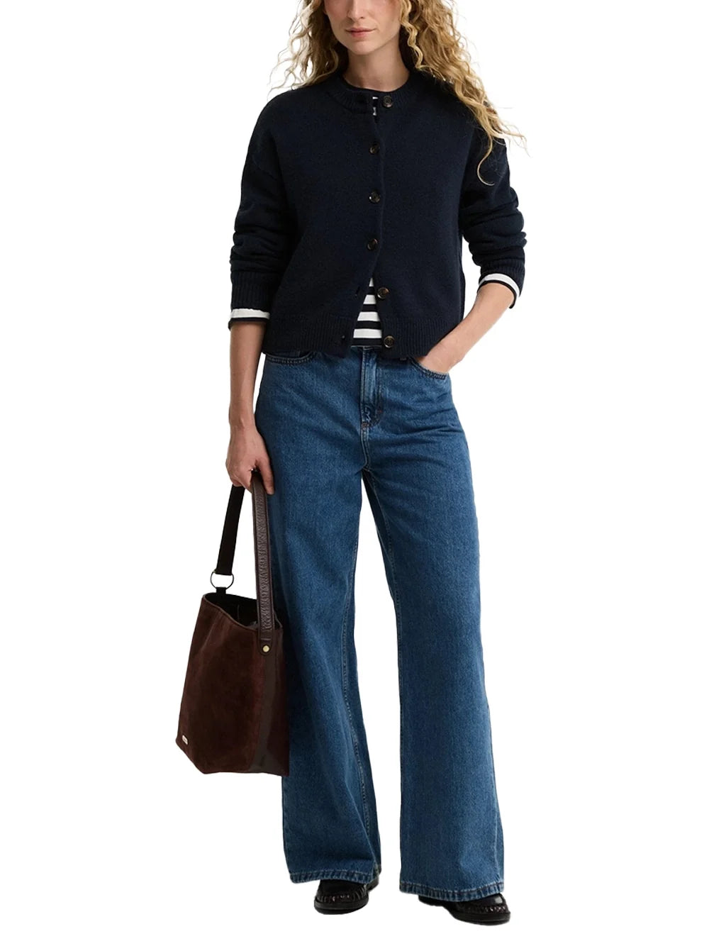 Barbour Cashmere Blend Cardigan, view 2