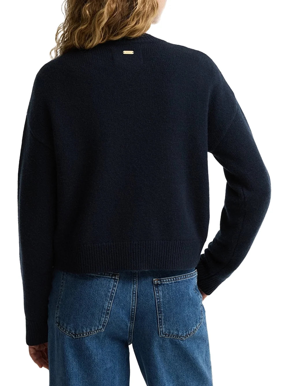 Barbour Cashmere Blend Cardigan, view 4