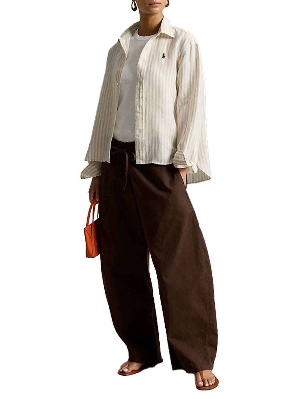 Ralph Lauren Pony Shirt — Beige, view 2