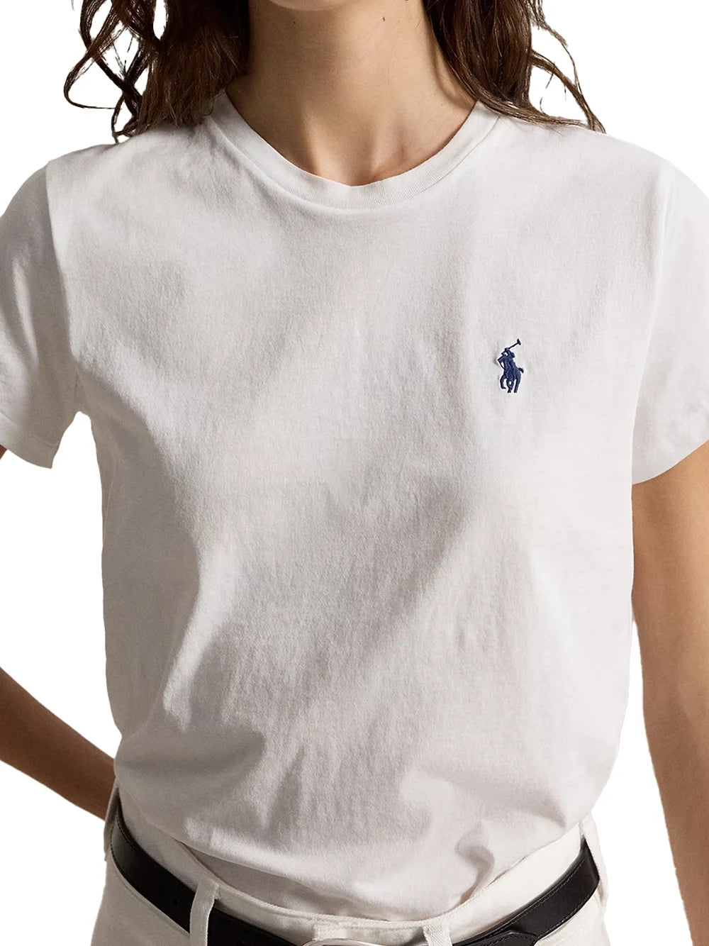 Ralph Lauren Crewneck T-Shirt — White, view 5