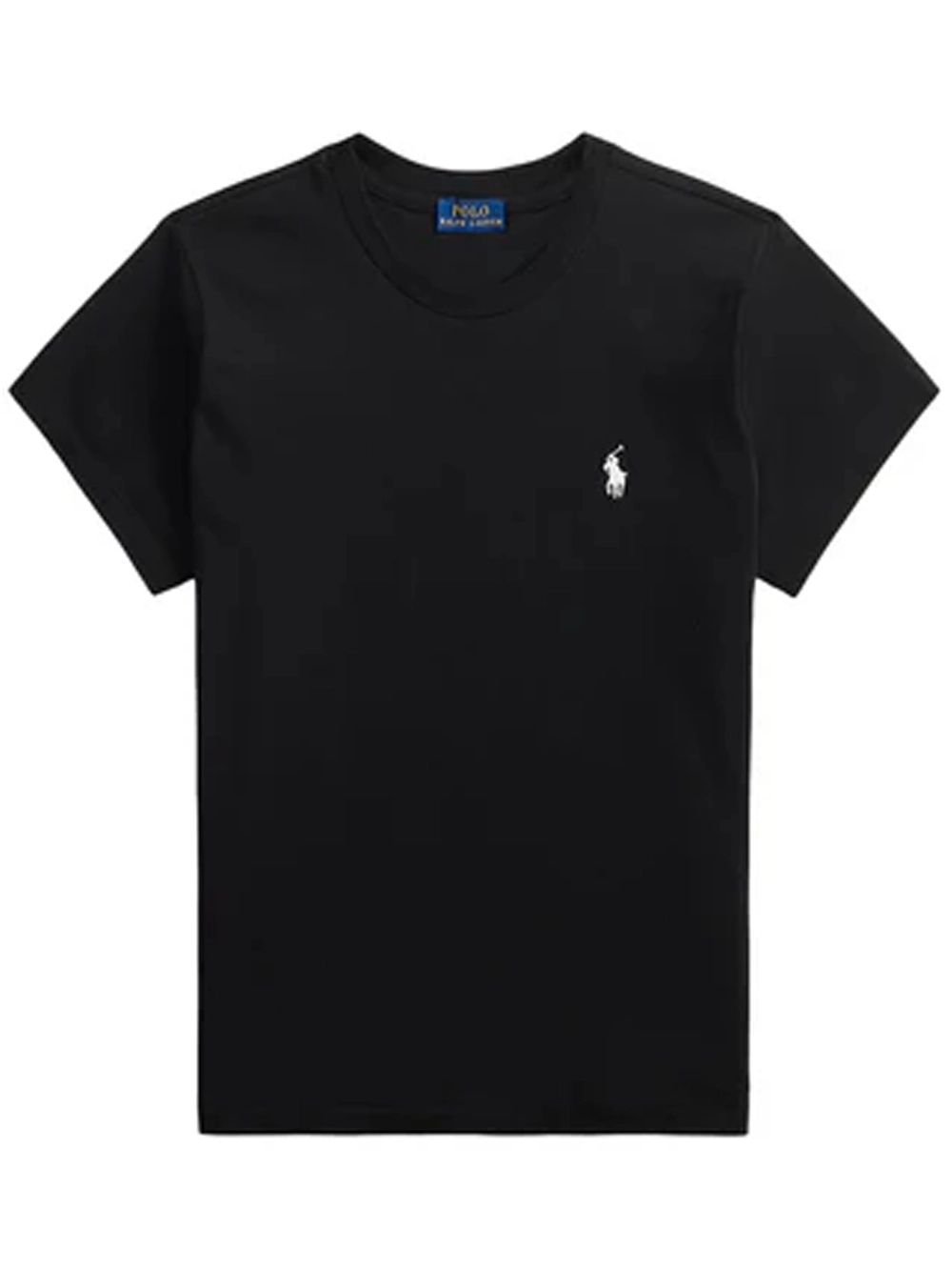 Ralph Lauren Crewneck Jersey T-Shirt — Black by Ralph Lauren
