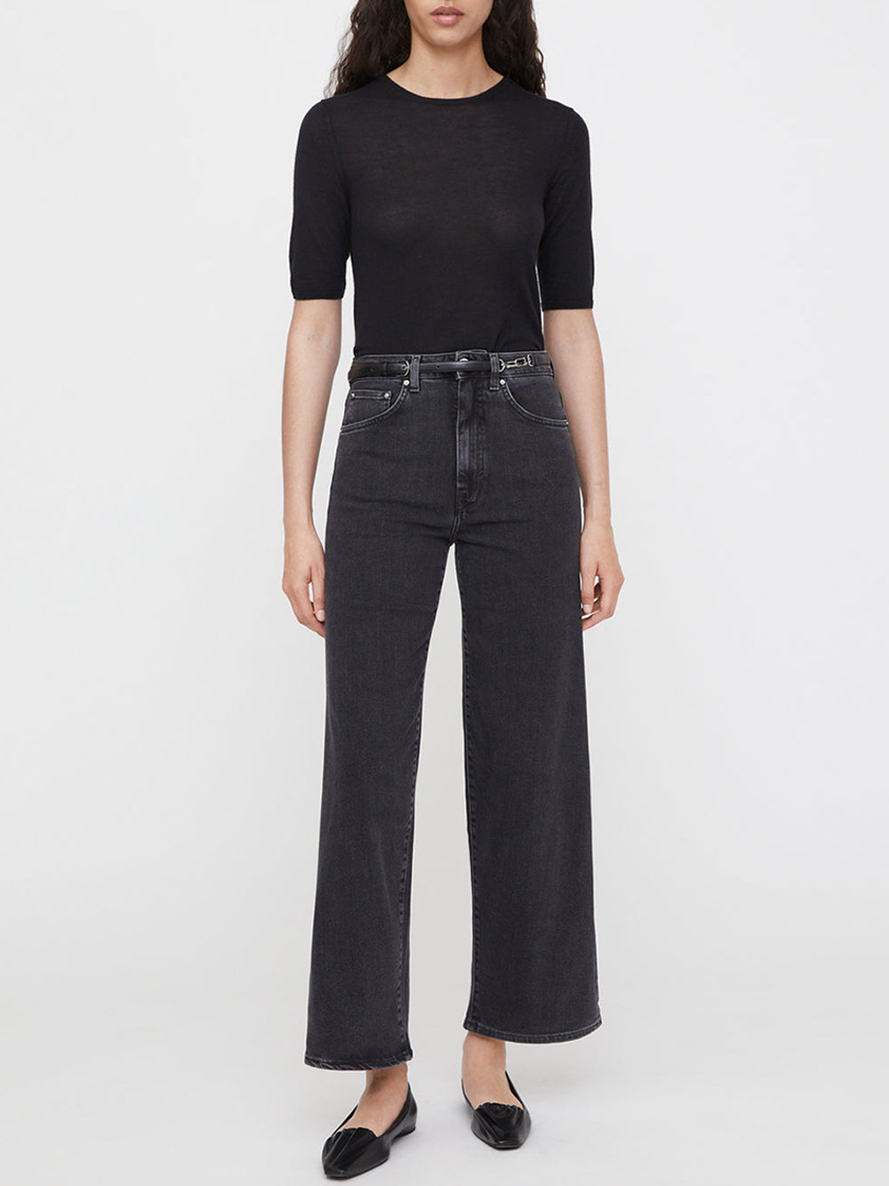 Toteme Jeans — Black, view 3