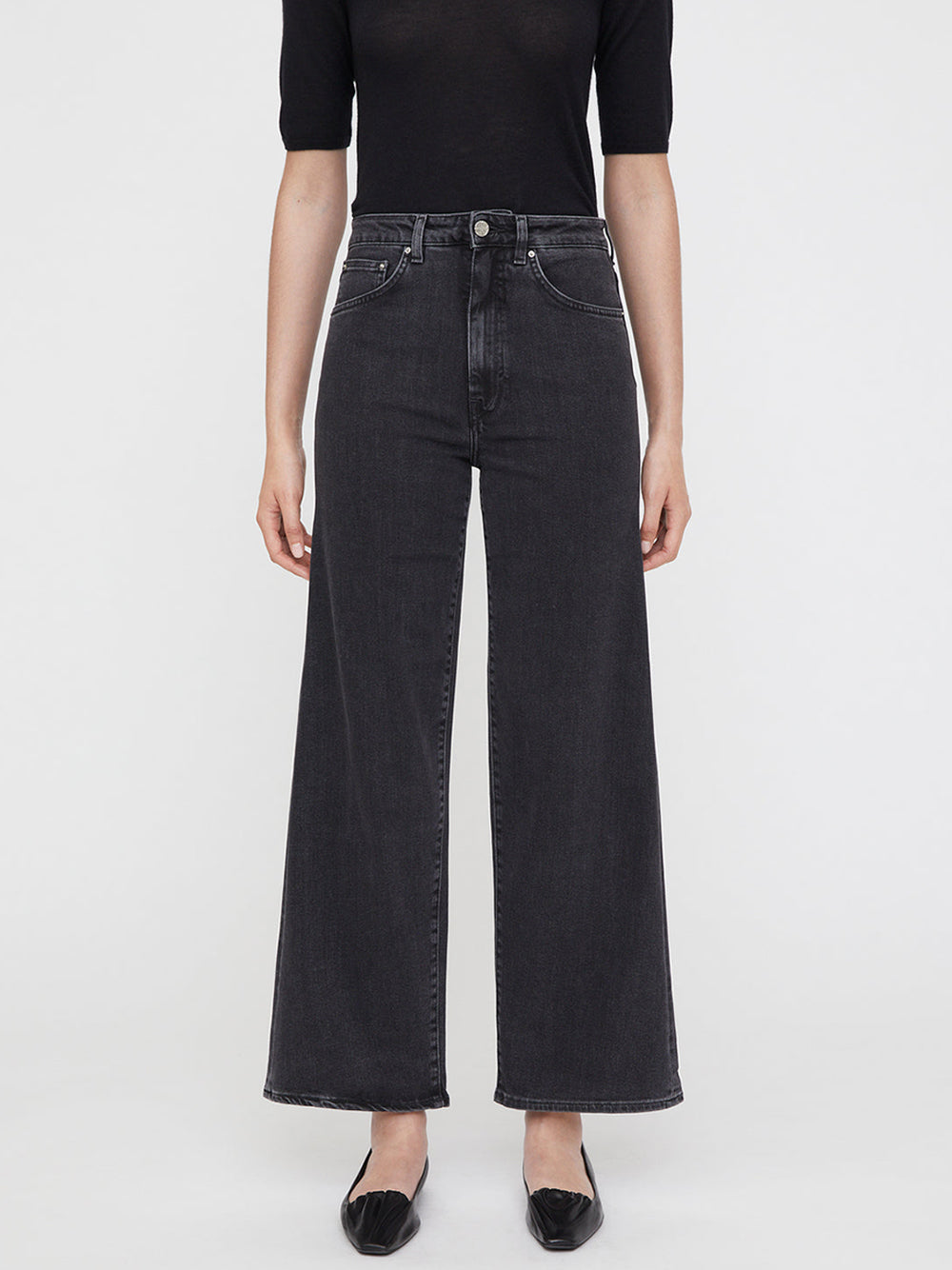 Toteme Jeans — Black, view 4
