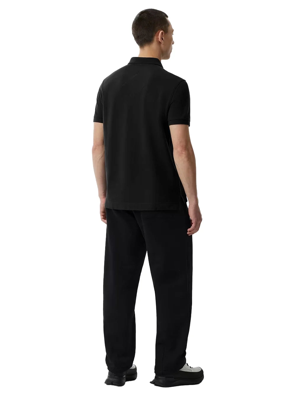 Canada Goose Cotton Piqué Polo Shirt — Black, view 4