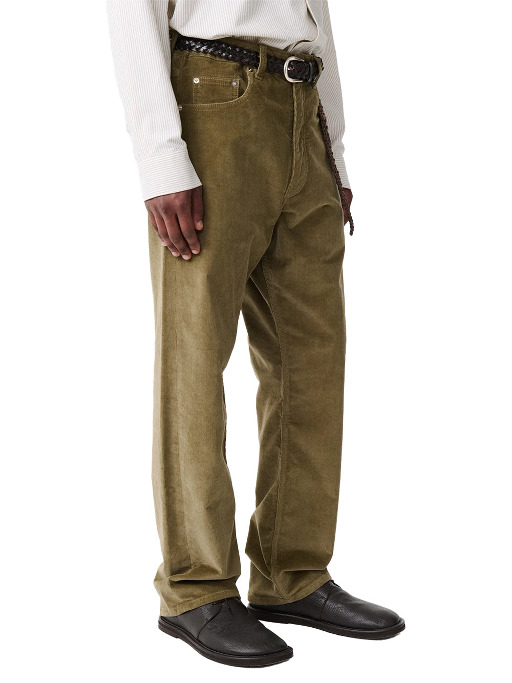 Studio Nicholson Trousers — Green, view 4