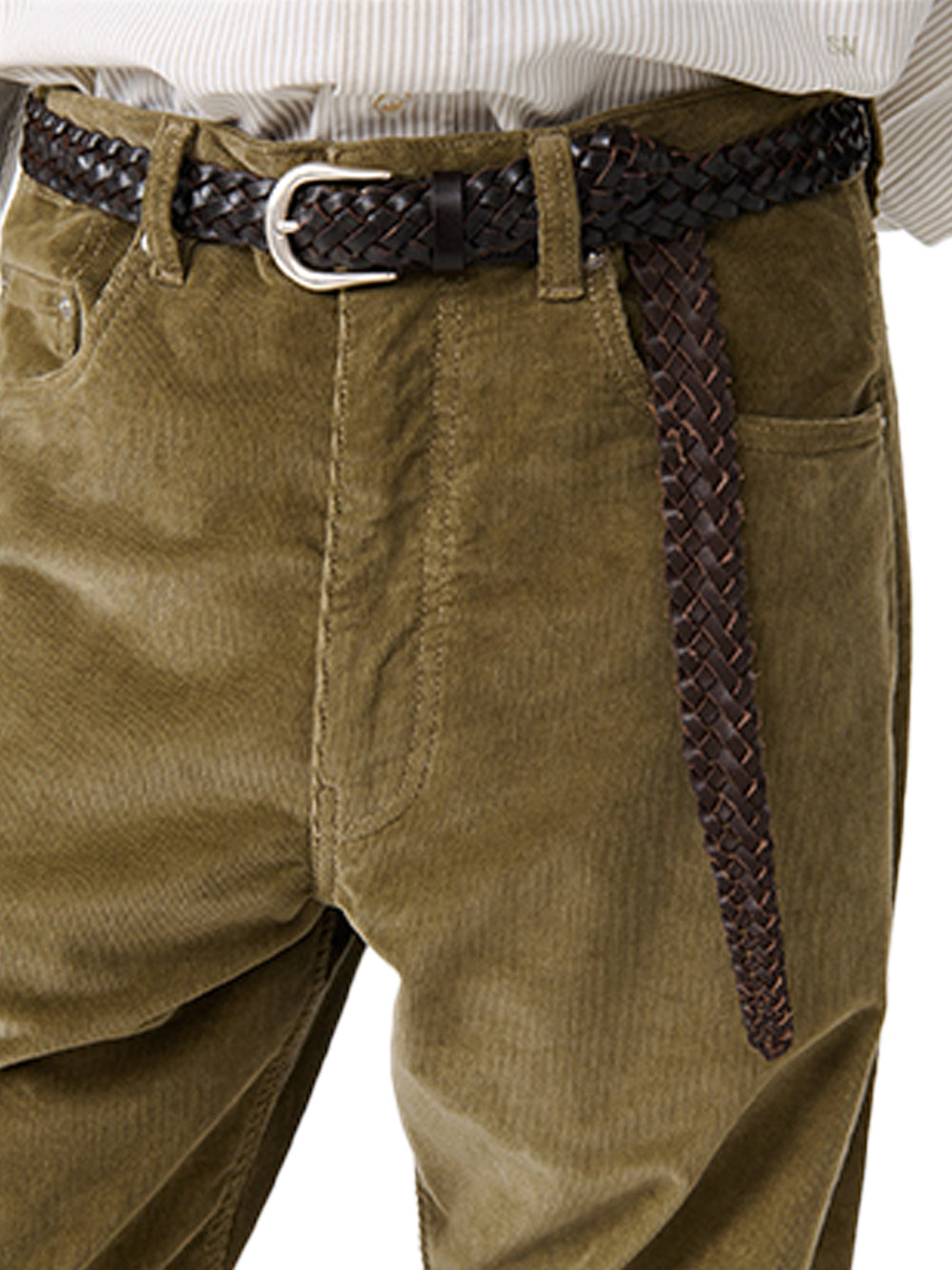 Studio Nicholson Trousers — Green, view 6