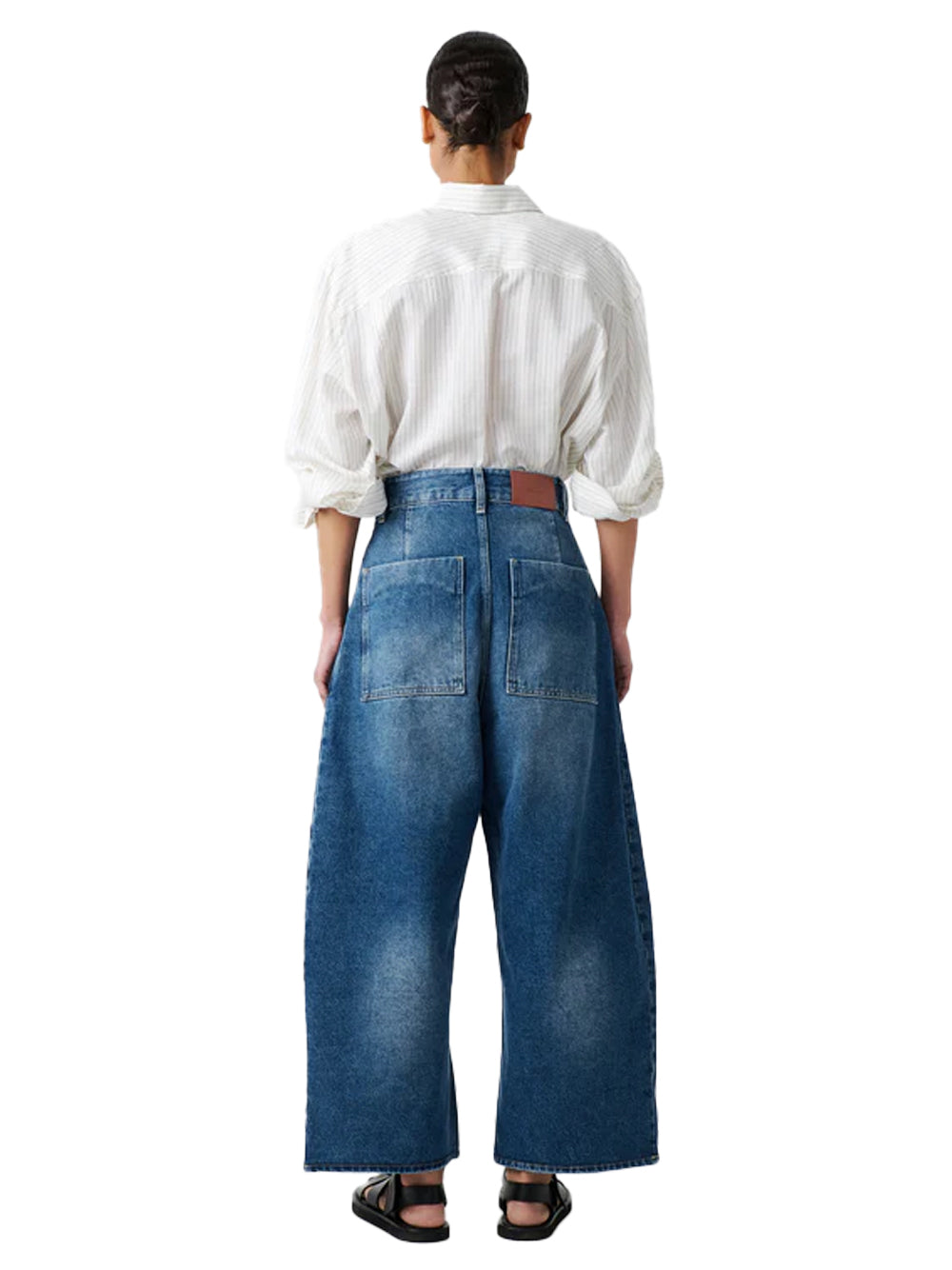 Studio Nicholson Chalco Jeans — Blue, view 3