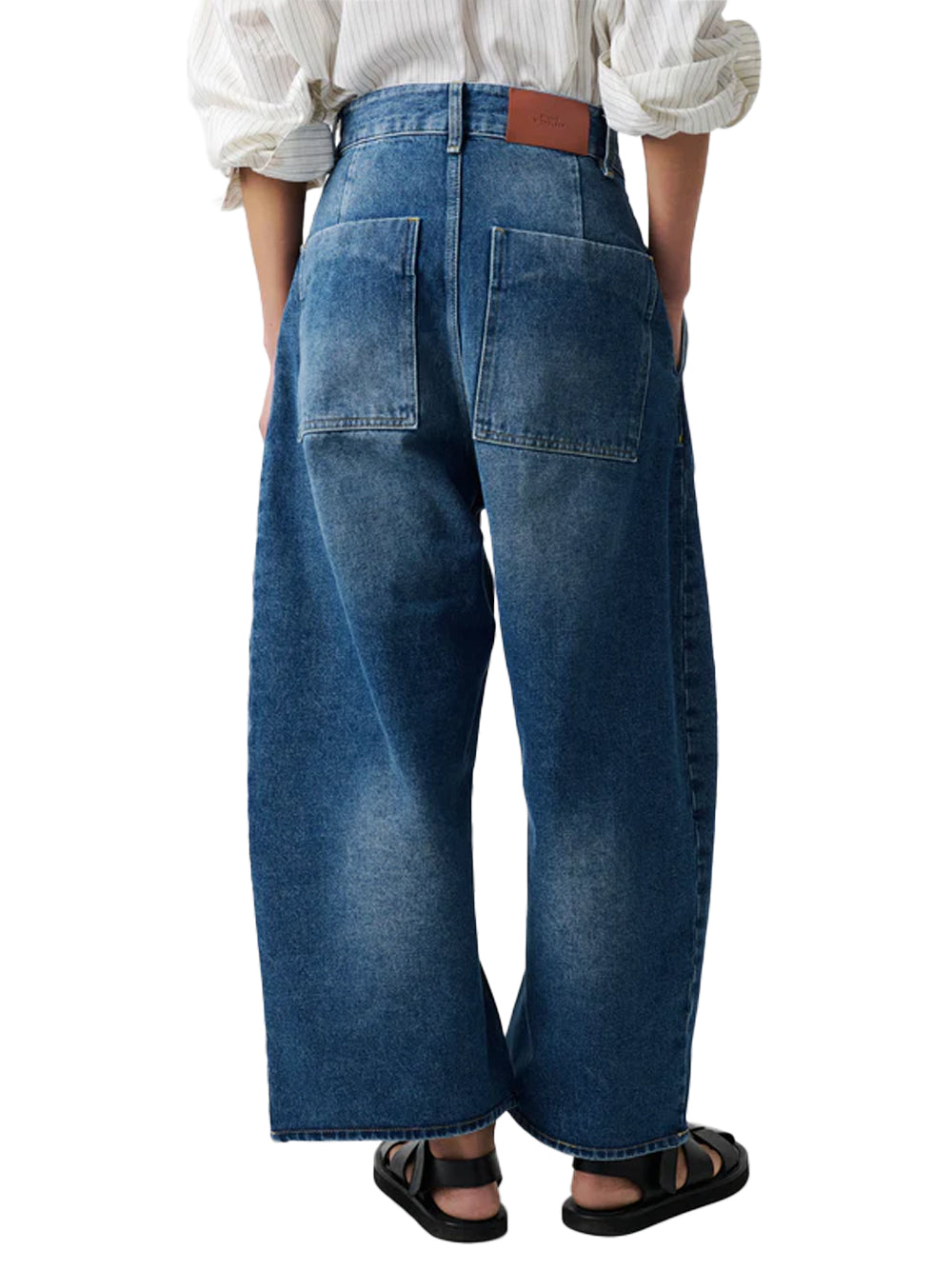 Studio Nicholson Chalco Jeans — Blue, view 5