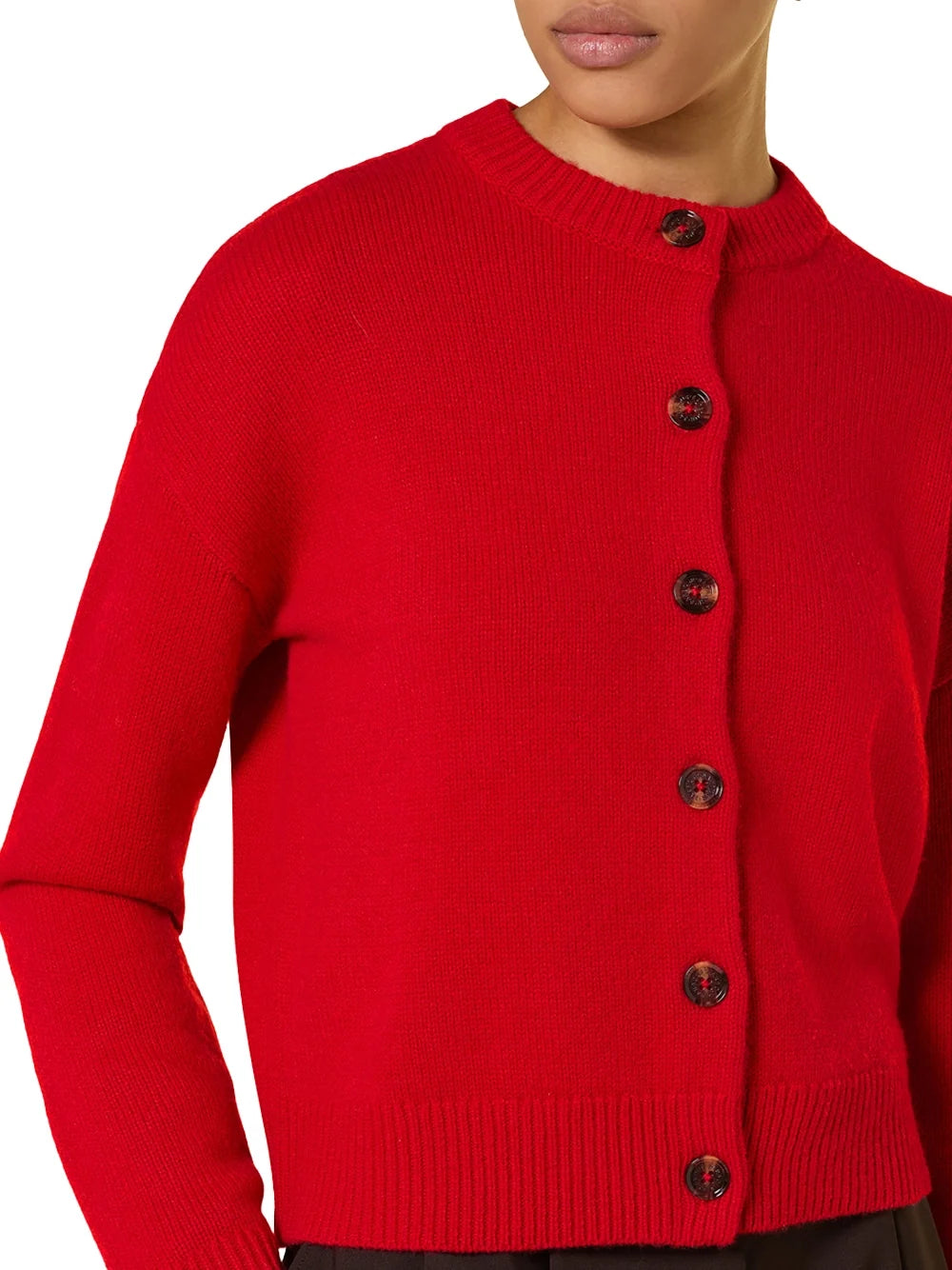 Barbour Woodhouse Cardigan — Red, view 3