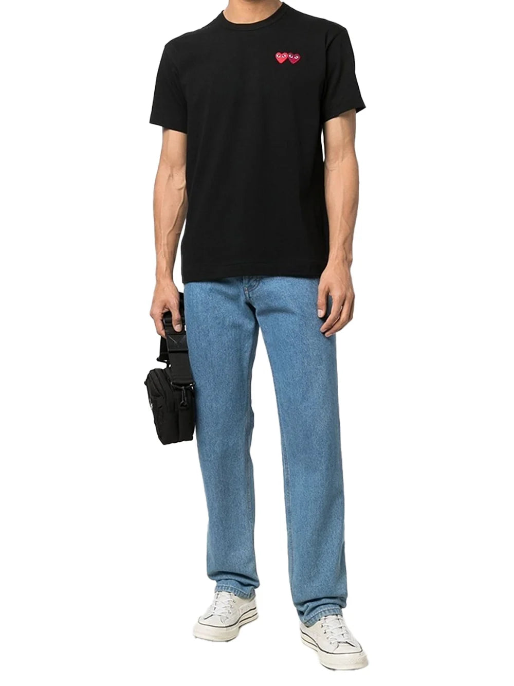 Comme Des GarçOns Play T-Shirt — Black, view 3
