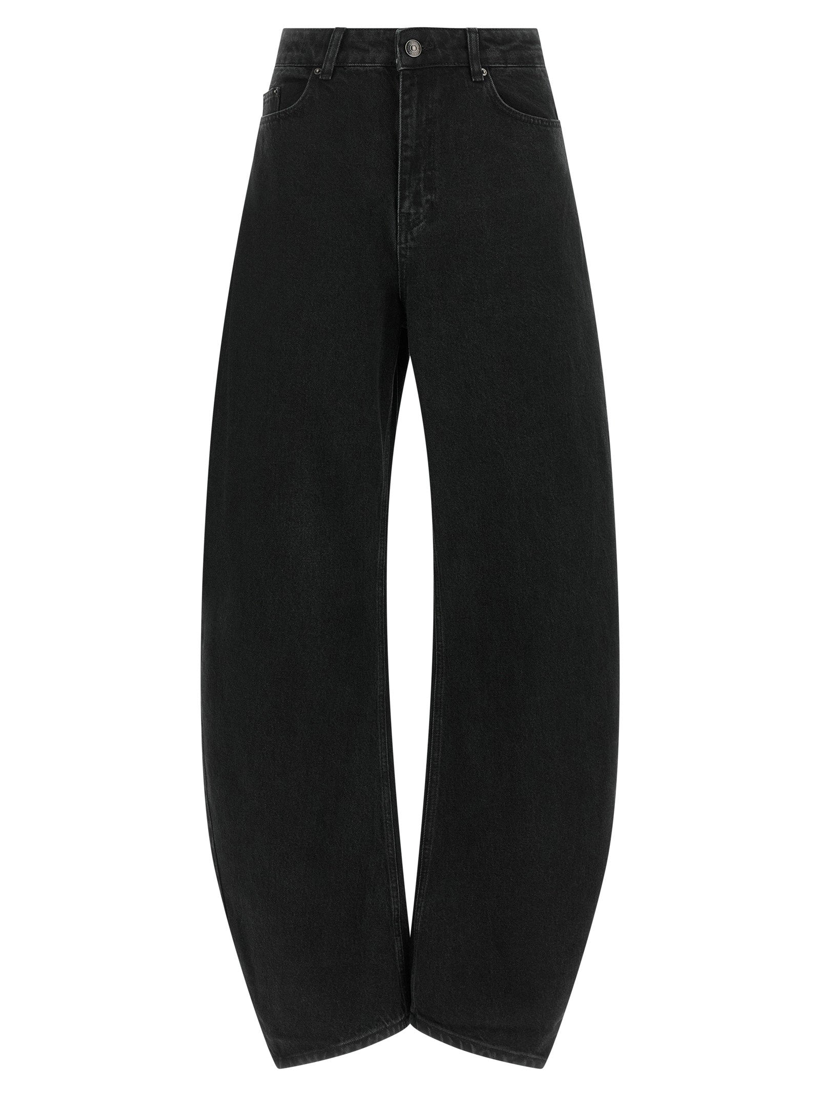 Rotate Birger Christensen Barrel Jeans — Black by Rotate Birger Christensen