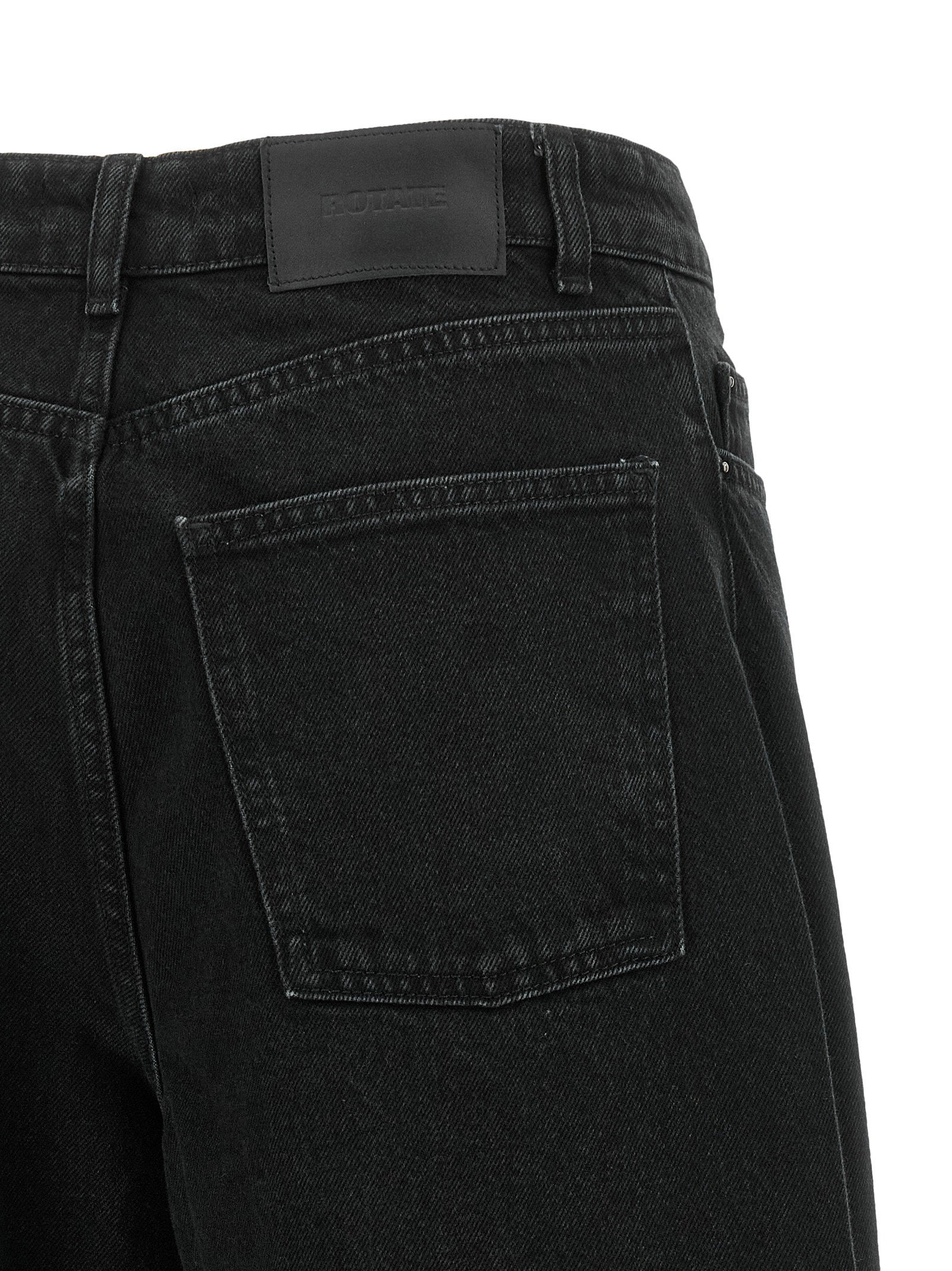 Rotate Birger Christensen Barrel Jeans — Black, view 4