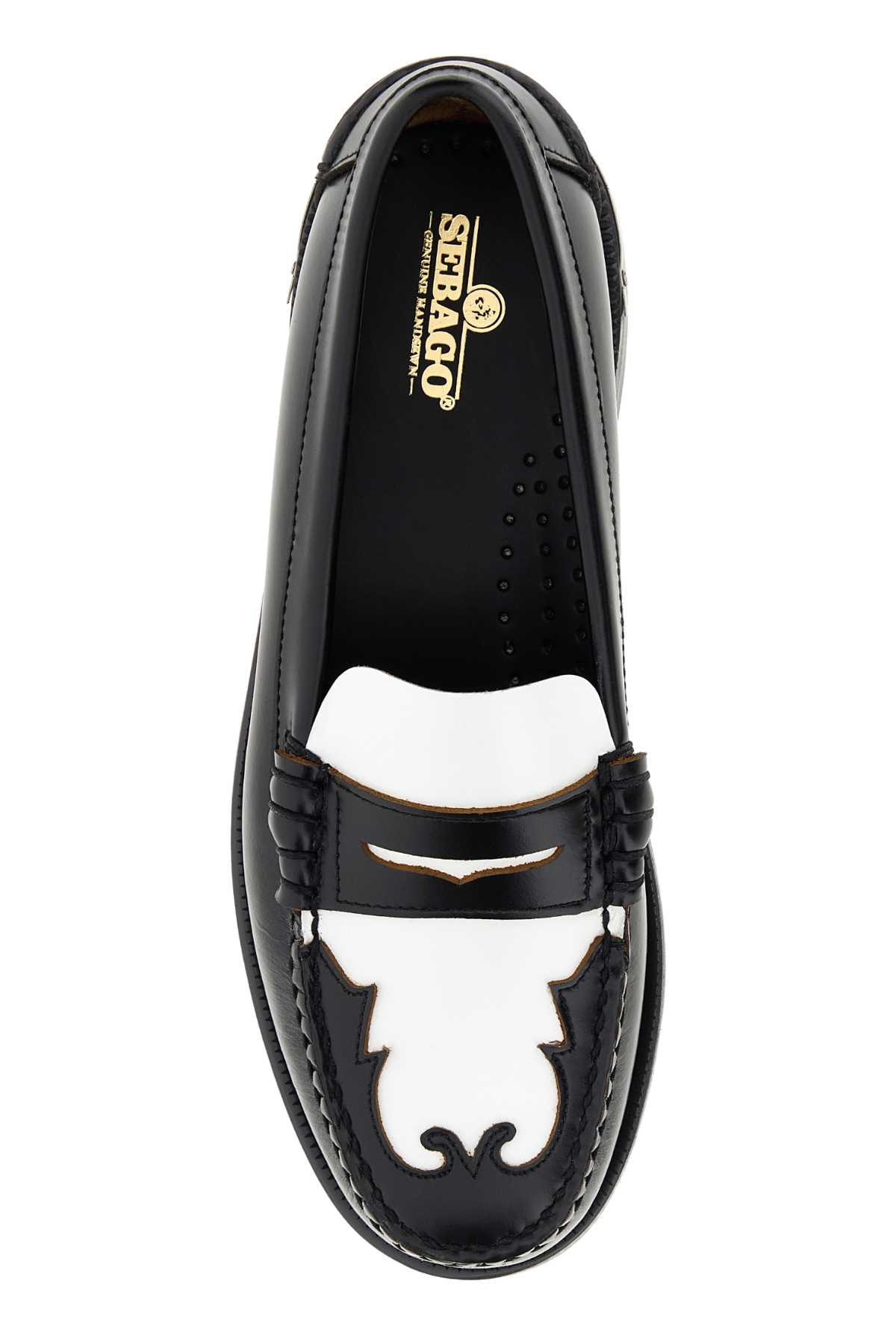 Sebago Leather Penny Loafer — Black, view 3