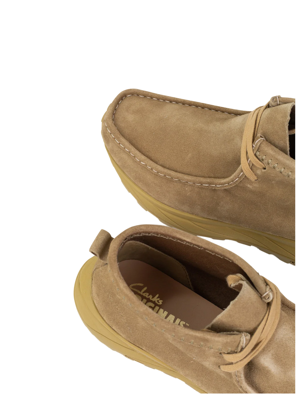 Clarks Wallabee Eden Boot — Beige, view 3