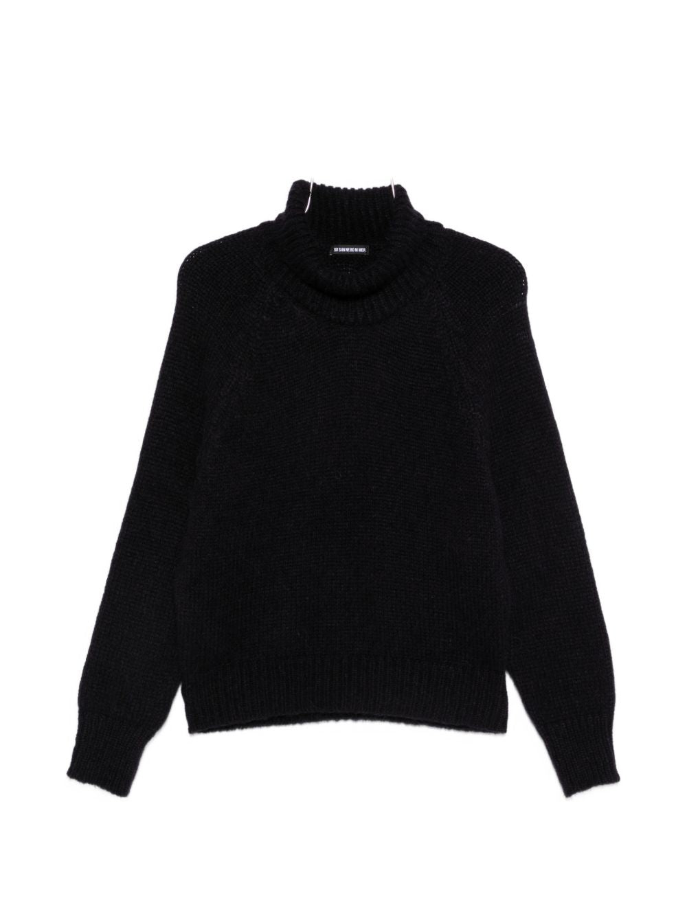SUSANNE BOMMER Wool Turtleneck Sweater — Black by SUSANNE BOMMER