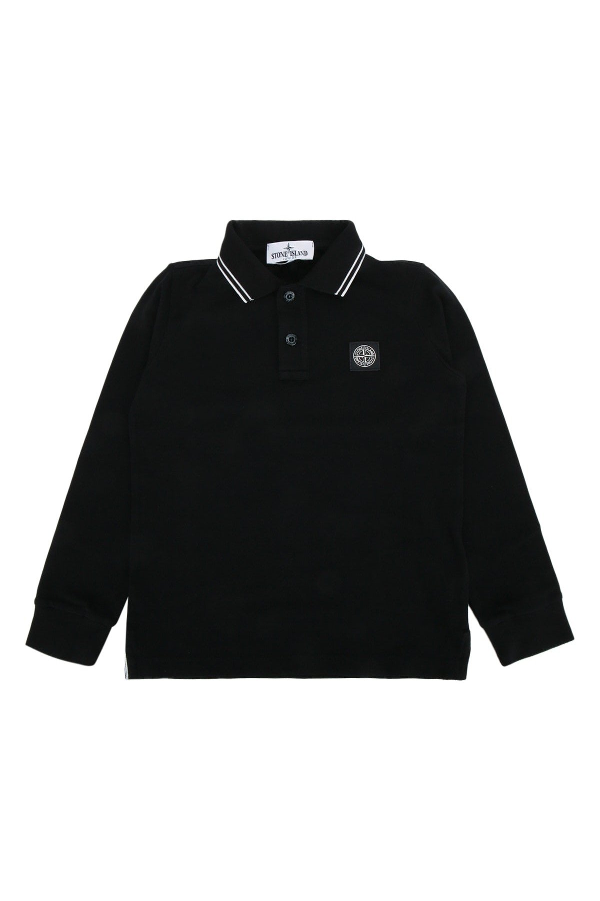 Stone Island Kids Shirt Polo Shirt — Black by Stone Island Kids