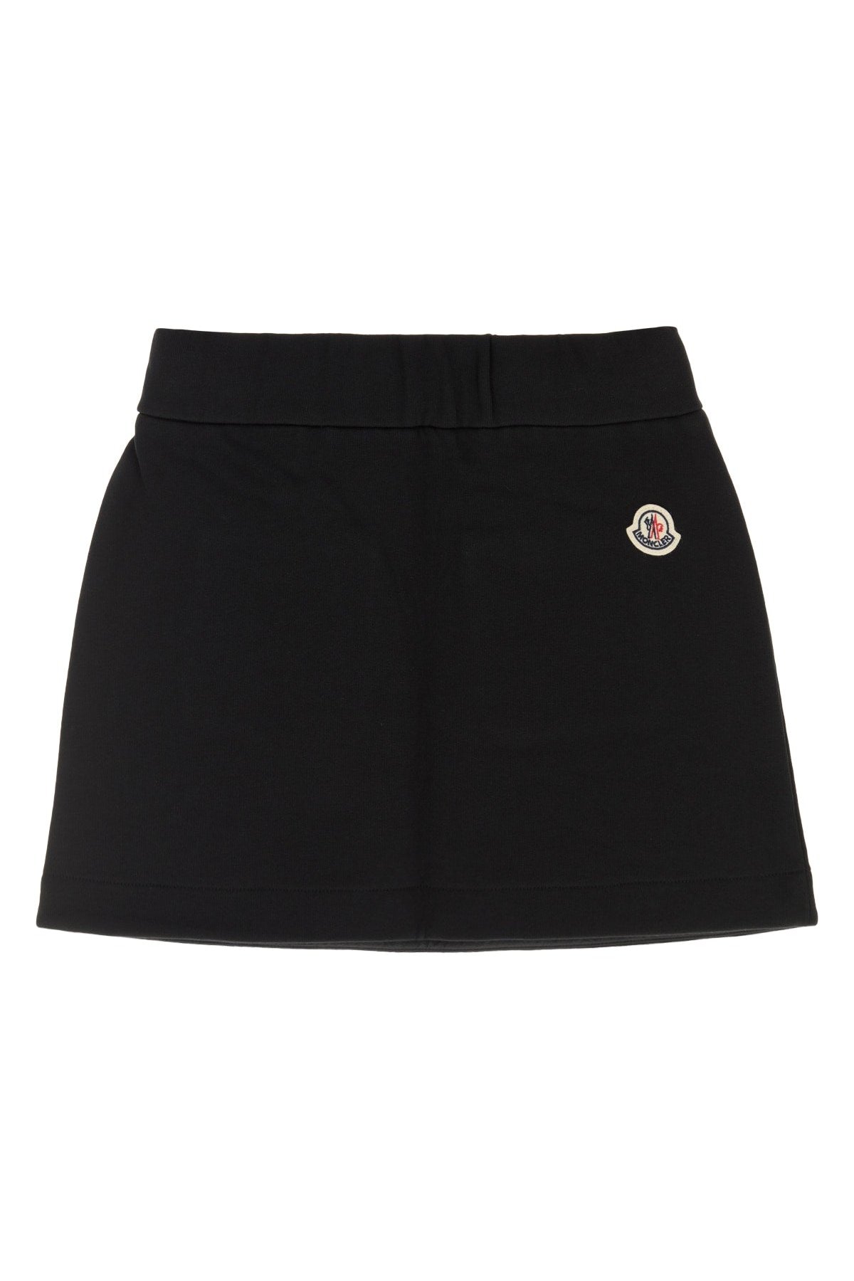 Moncler Jr Daisy-Embellished Skirt — Black, view 2