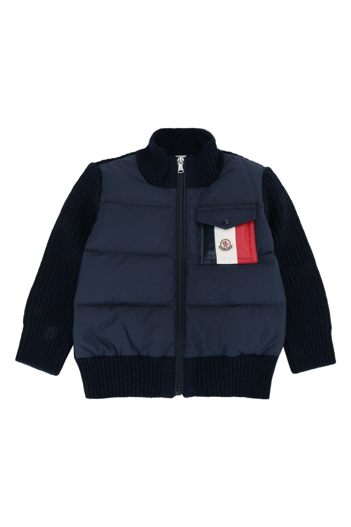 Moncler Jr Quilted Puffer Vest — Navy by Moncler Jr