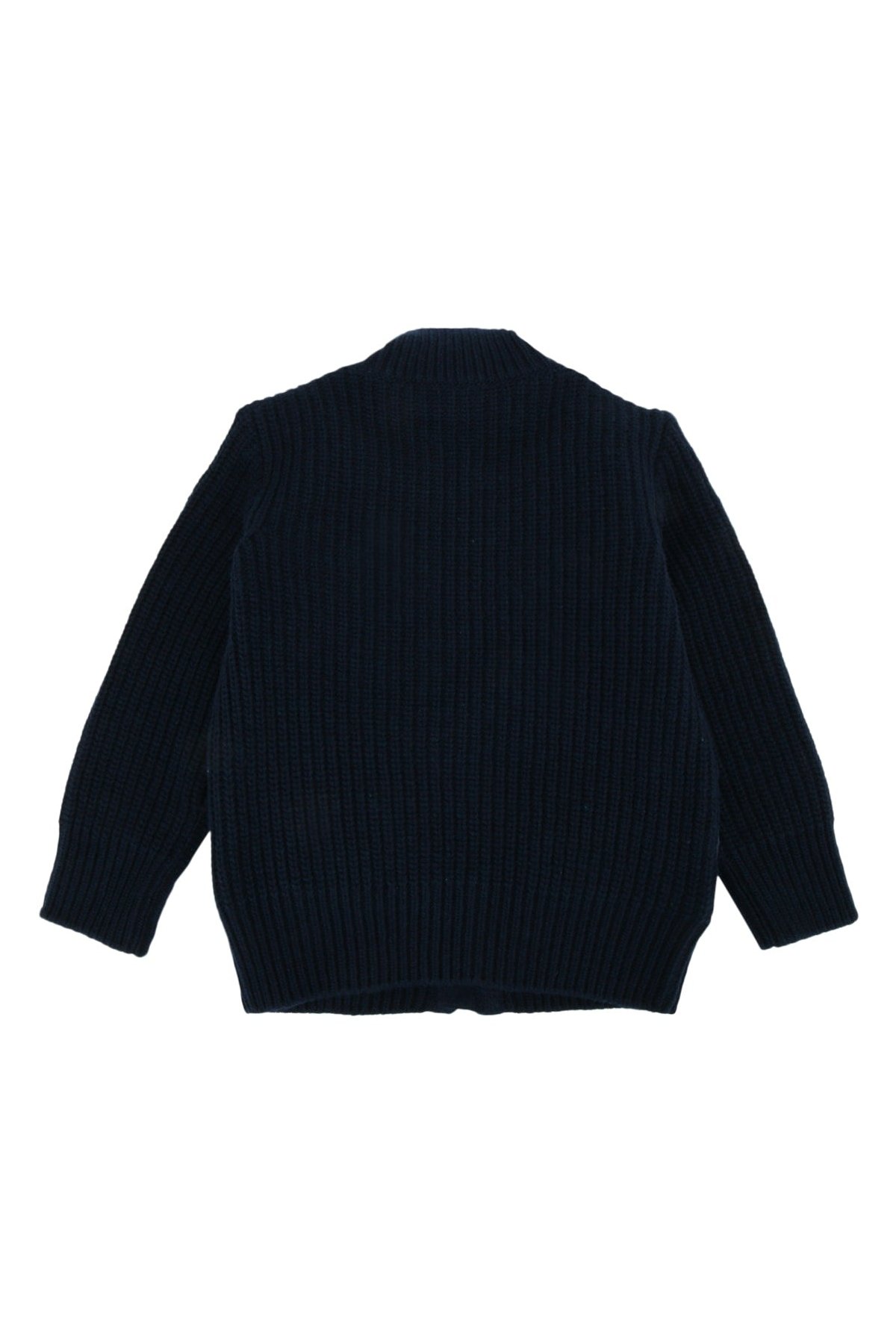 Moncler Jr Quilted Puffer Vest — Navy, view 2