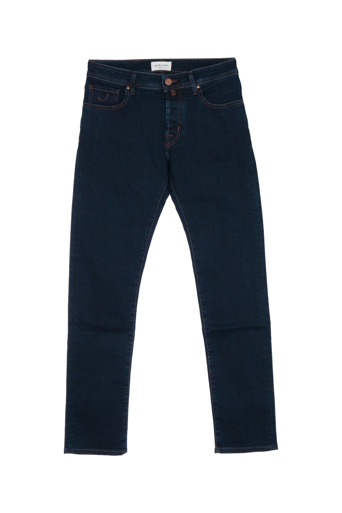 Jacob Cohen Five-Pocket Denim Jeans — Navy by Jacob Cohen