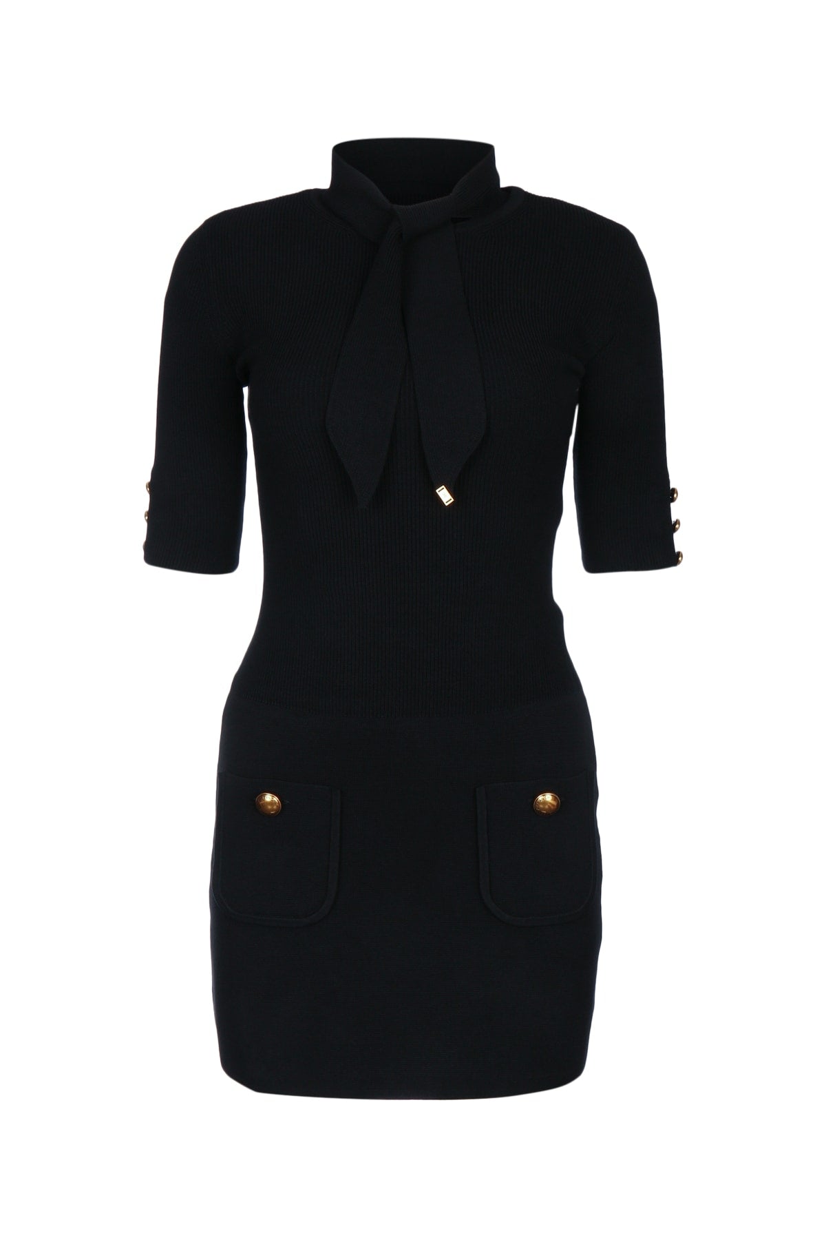 Elisabetta Franchi Sweater Dress — Black by Elisabetta Franchi