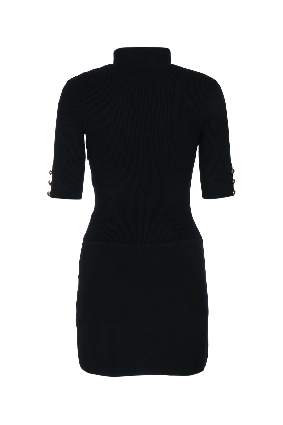 Elisabetta Franchi Sweater Dress — Black, view 2