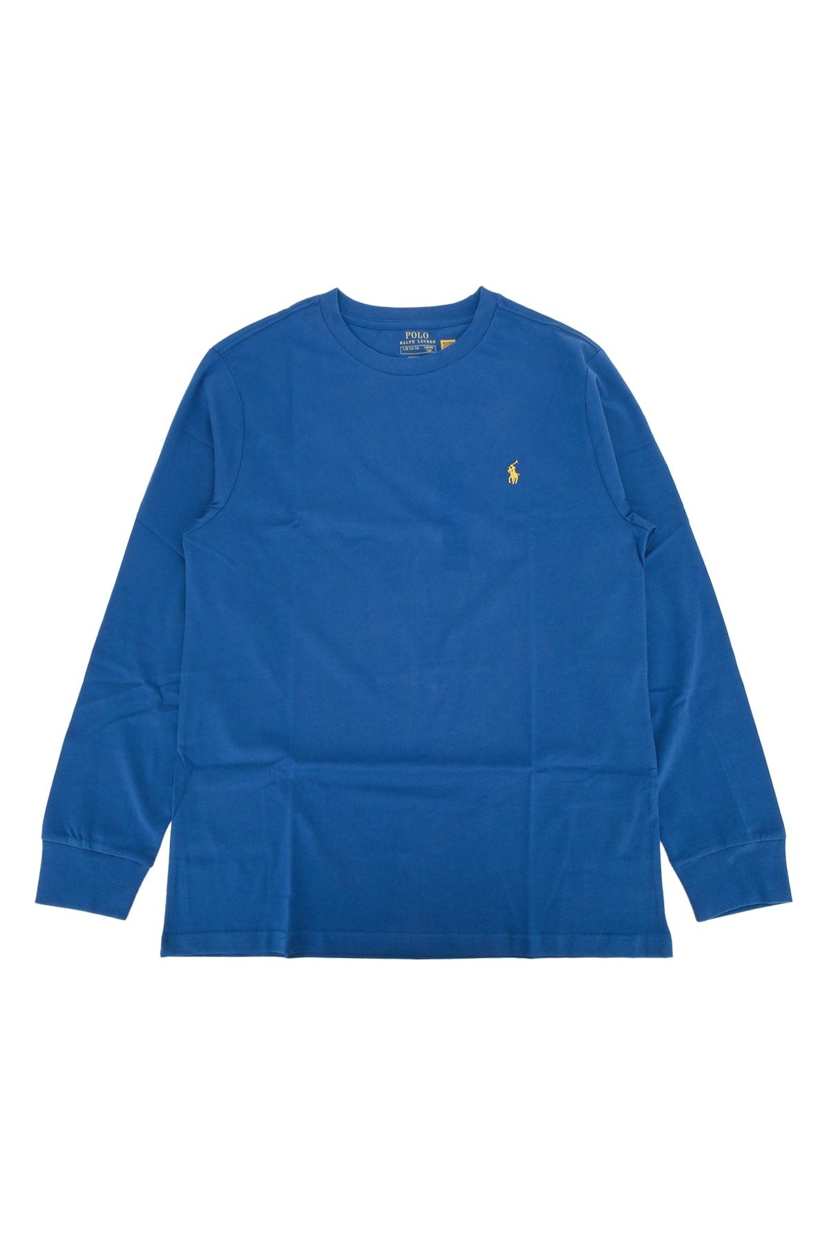 Polo Ralph Lauren Jr Logo-Embroidered Crew Neck Sweater — Blue by Polo Ralph Lauren Jr