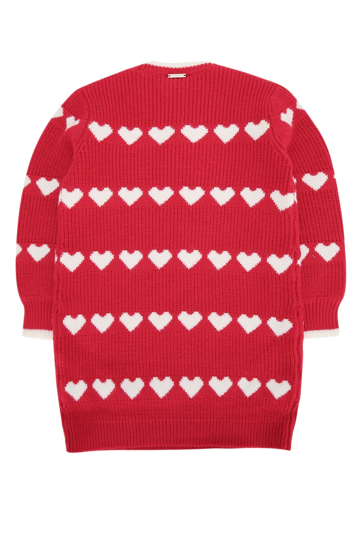 Twin-Set Cuori Dress — Red, view 2