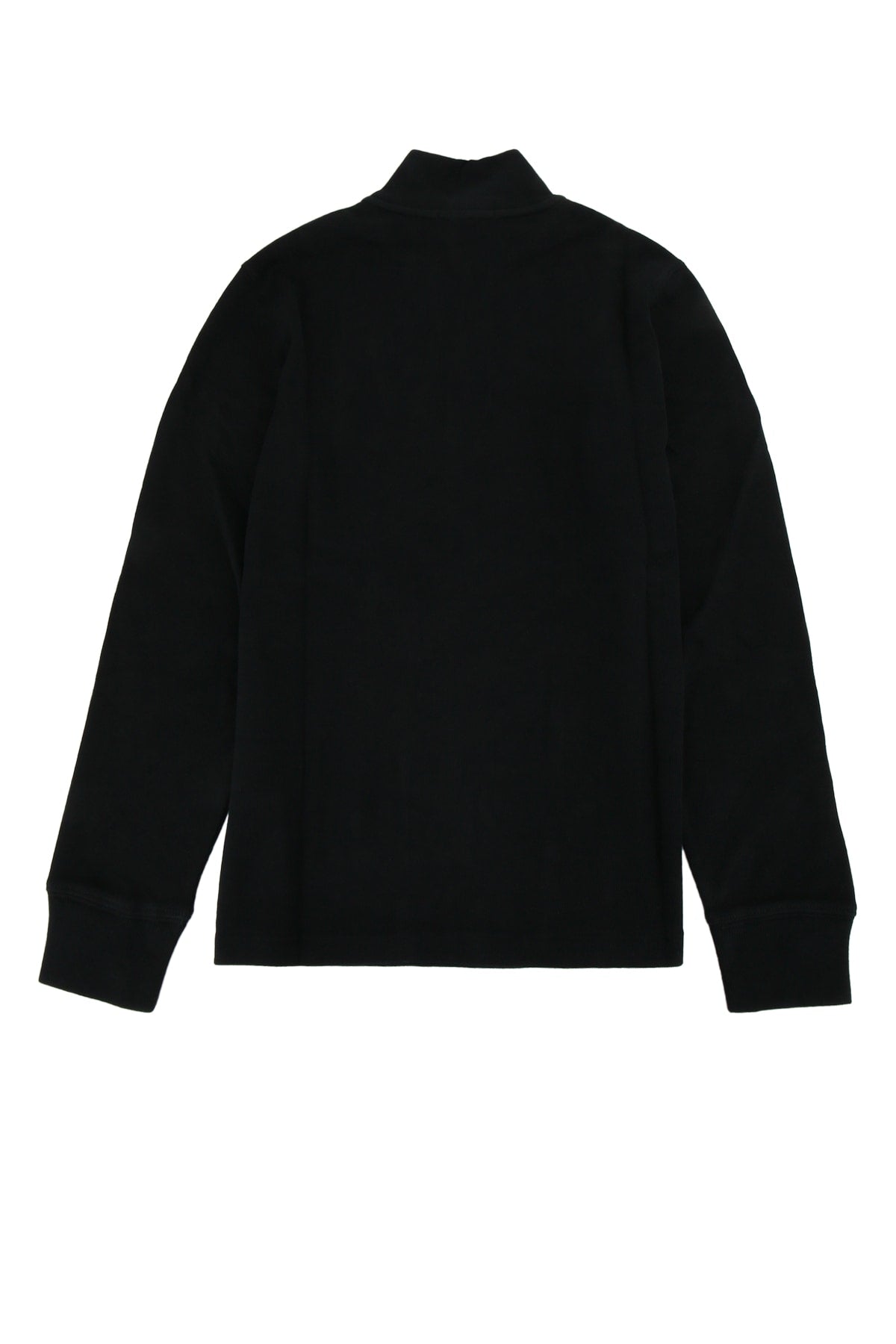 Polo Ralph Lauren Jr Half-Zip Fleece Shirt — Black, view 2