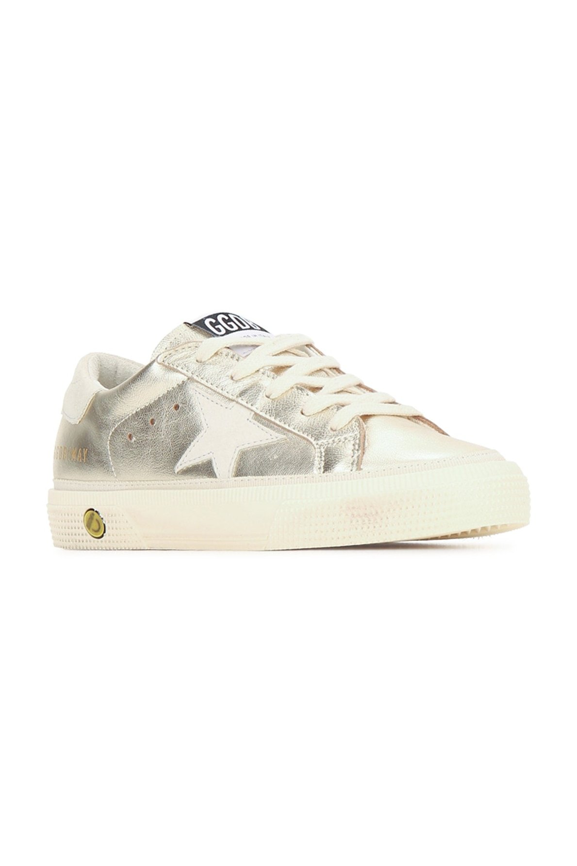 Golden Goose Kids May Sneaker — White, view 2