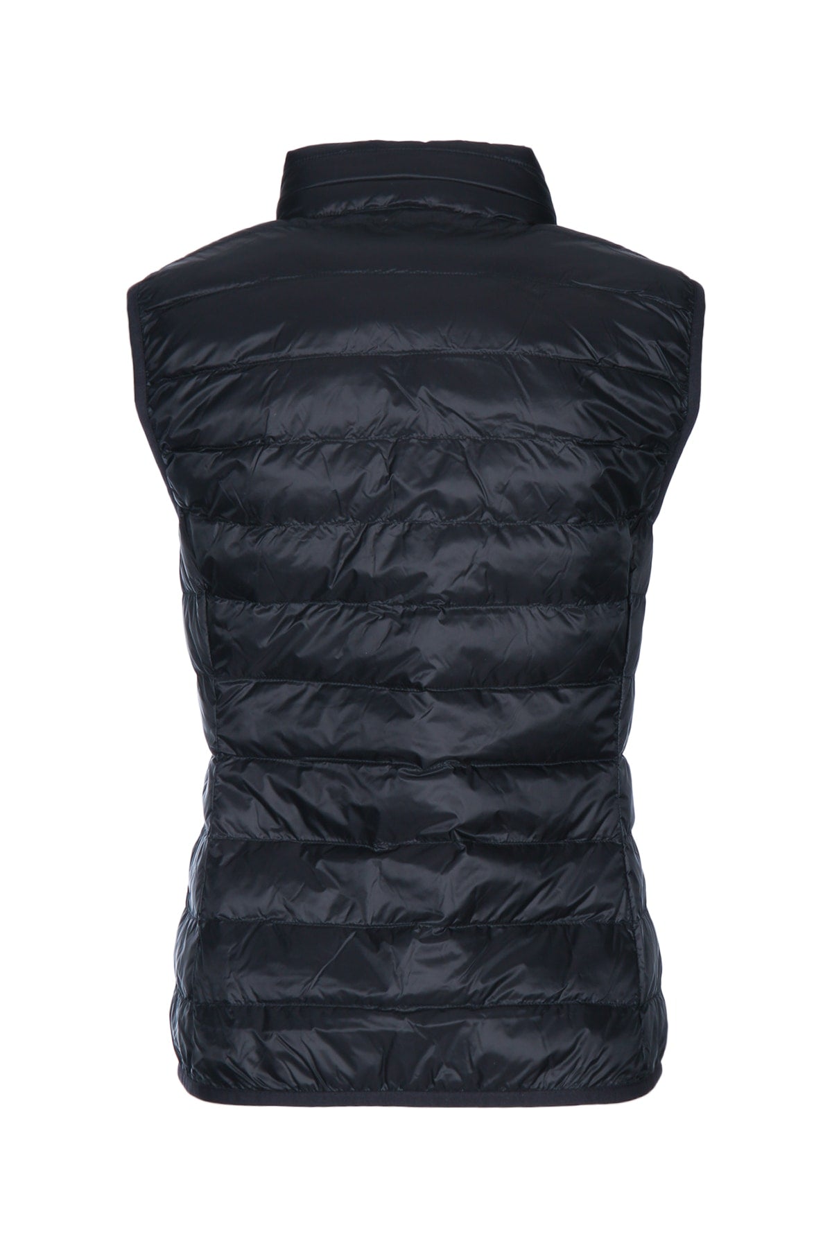 E.A.7 Quilted Puffer Vest — Black, view 2