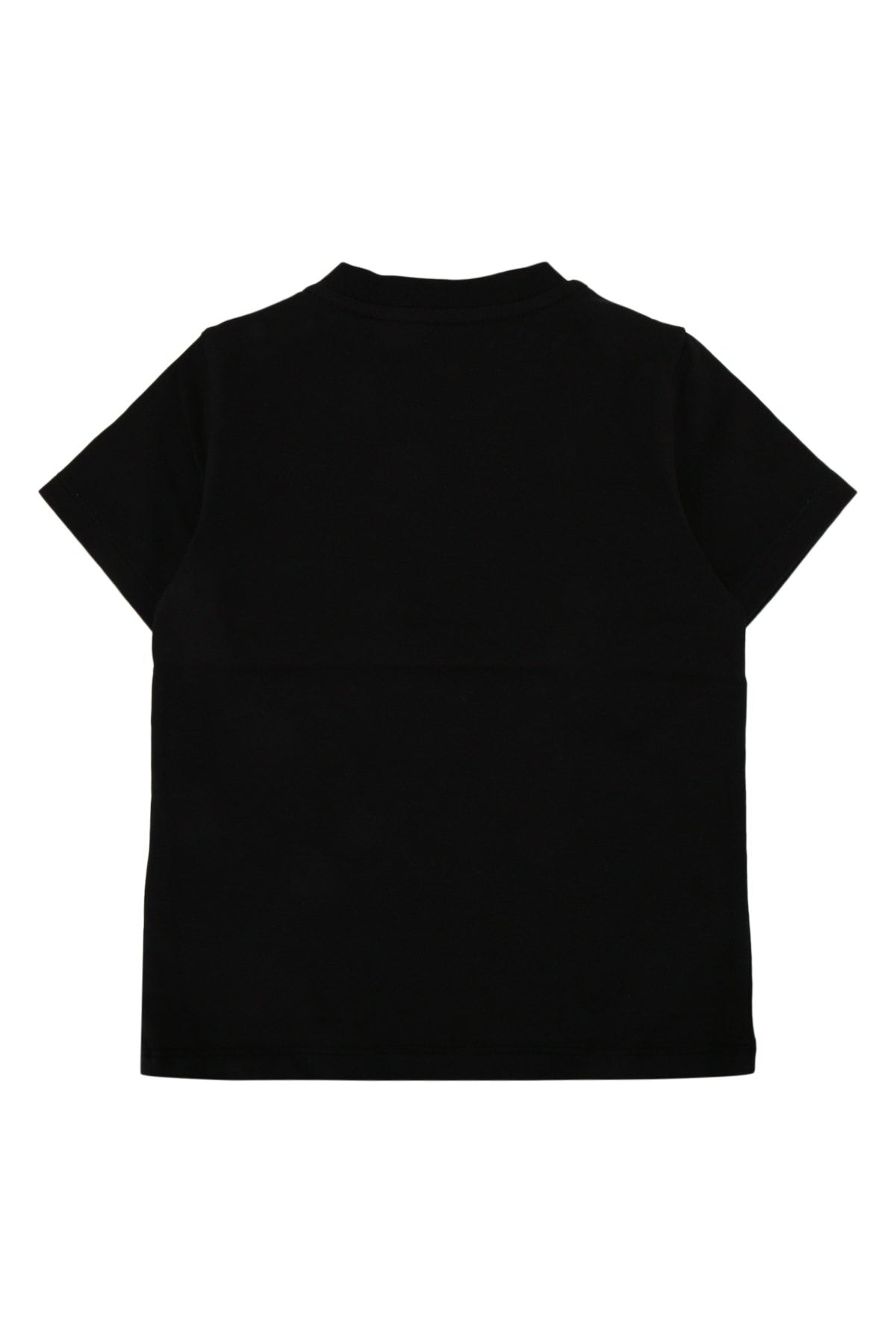 Moncler Jr Logo-Print T-Shirt — Black, view 2