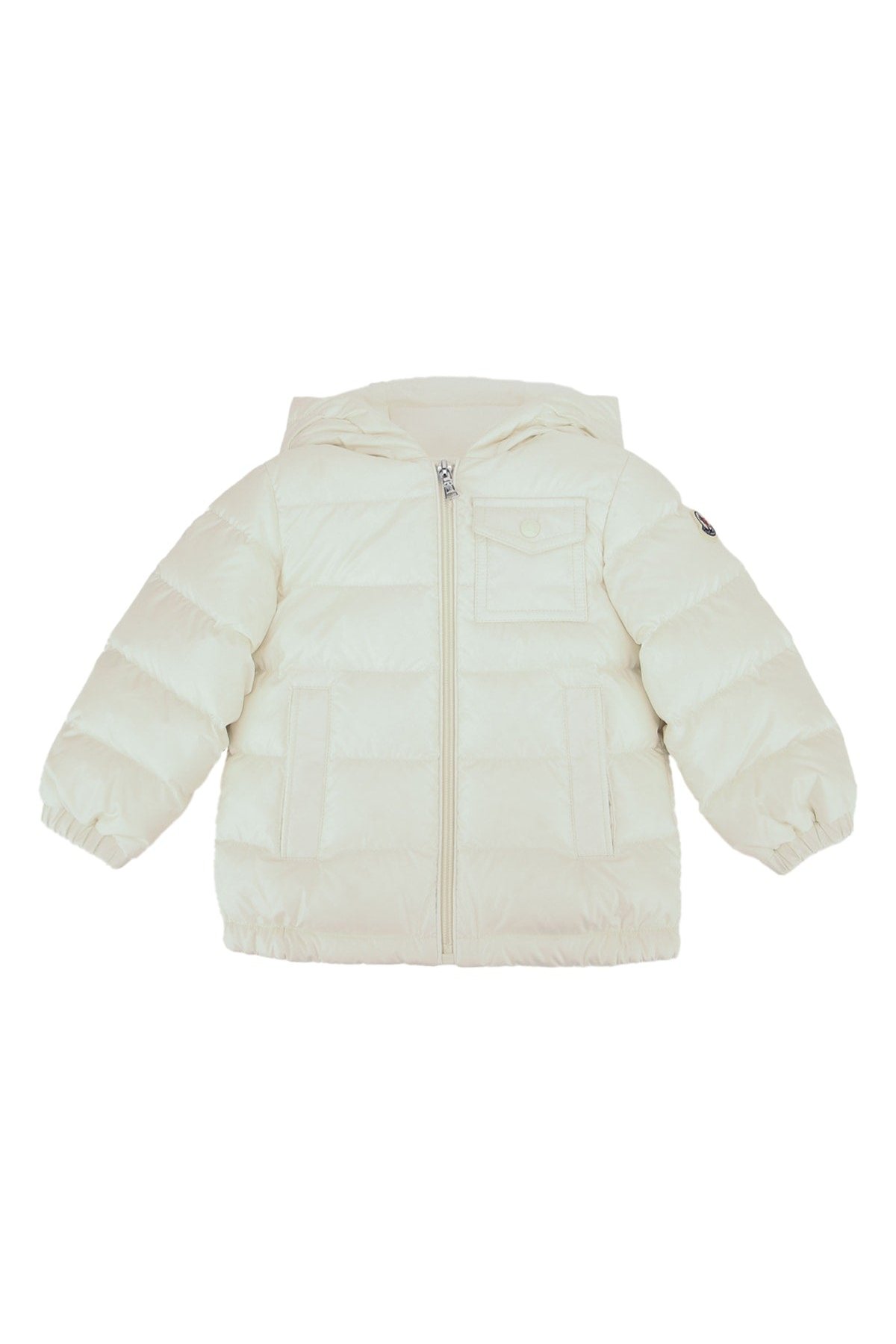 Moncler Jr Mesles Down Jacket — White by Moncler Jr