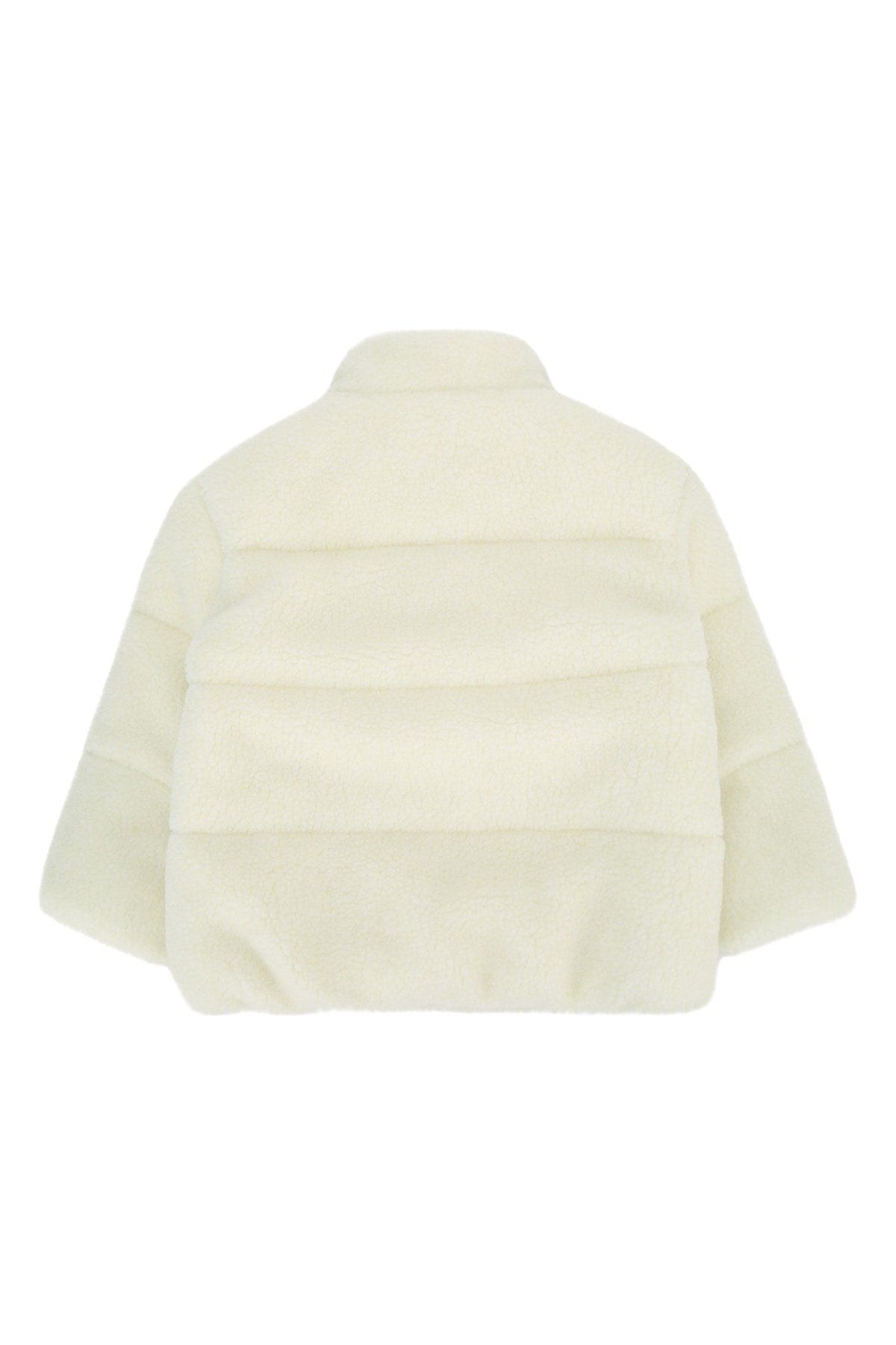 Moncler Jr Chiara Down Jacket — Cream, view 2