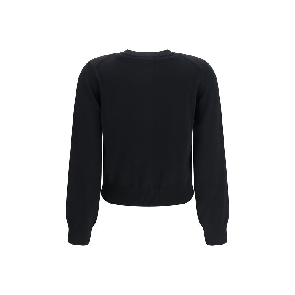Maison Kitsuné Baby Fox Cardigan — Black, view 2