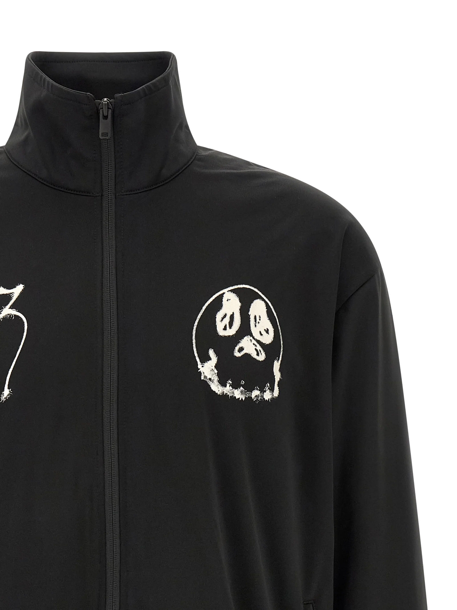 Y-3 Graphic-Print Technical Tricot Jacket — Black, view 3