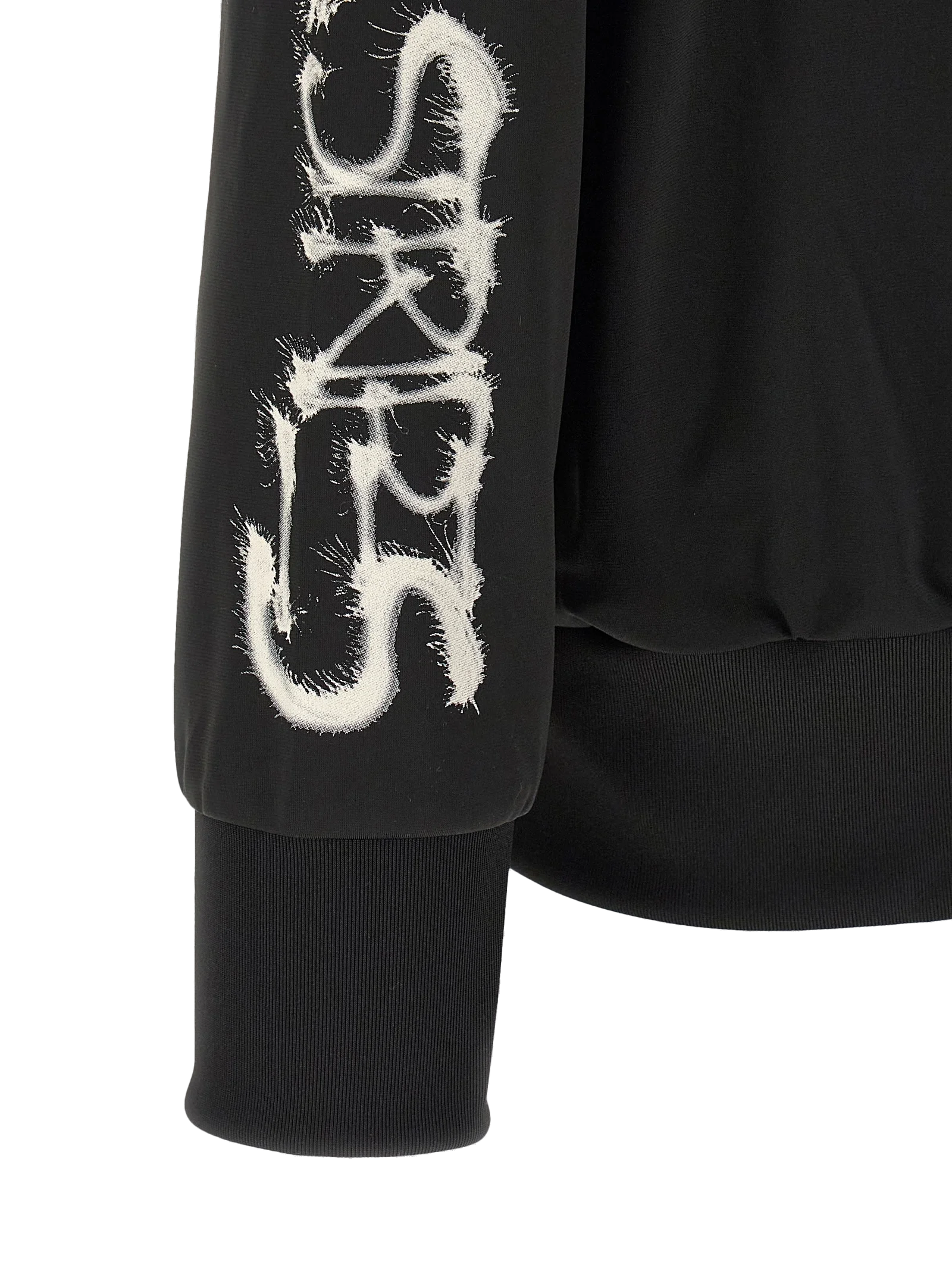 Y-3 Graphic-Print Technical Tricot Jacket — Black, view 4