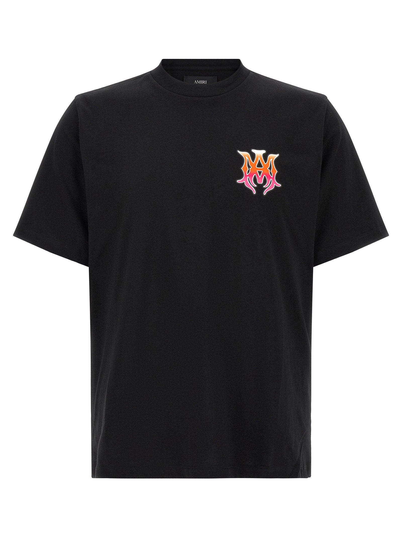 Amiri Logo-Gradient Print T-Shirt — Black by Amiri