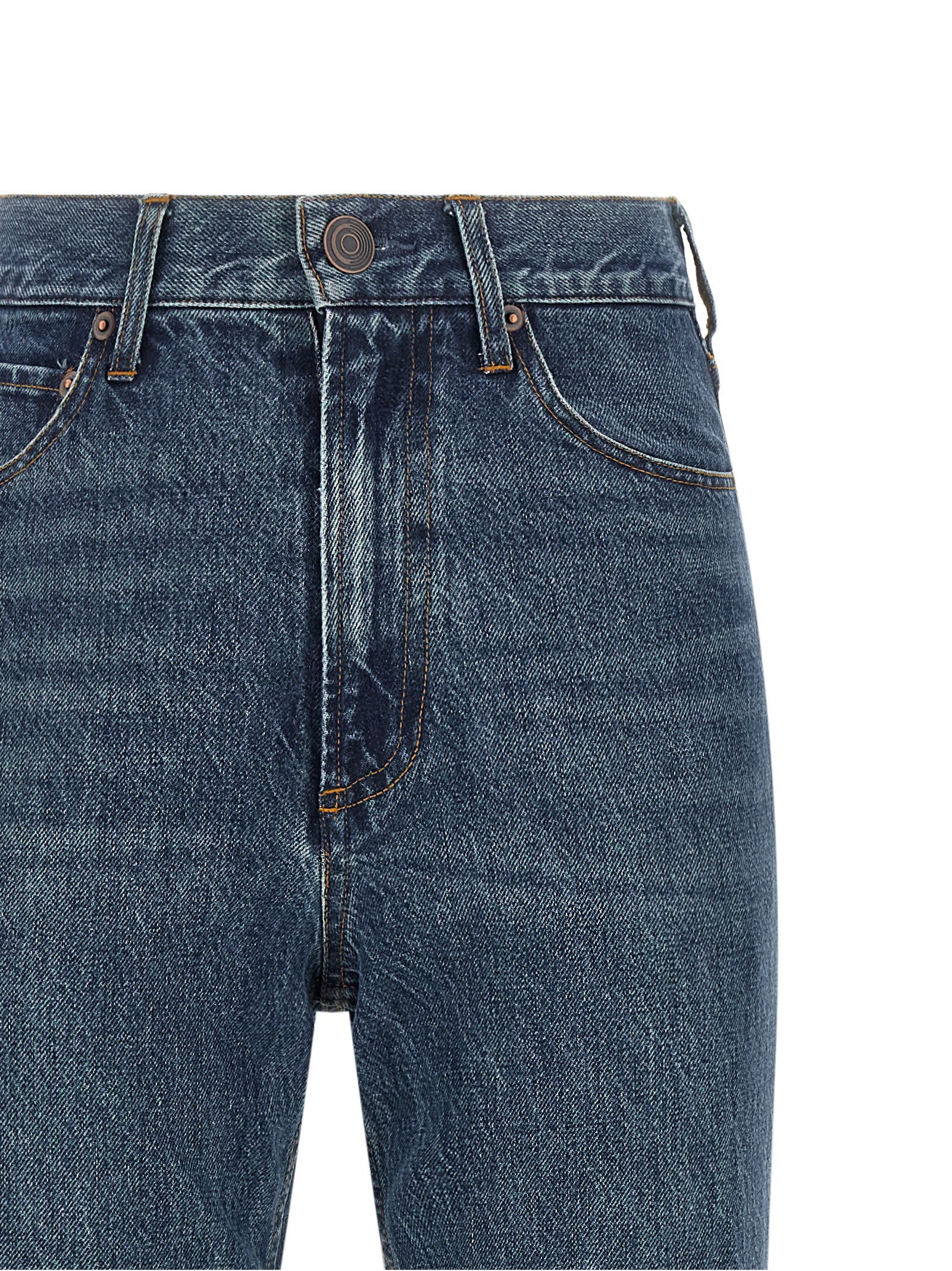 Co High-Waist Flared Jeans — Blue, view 3