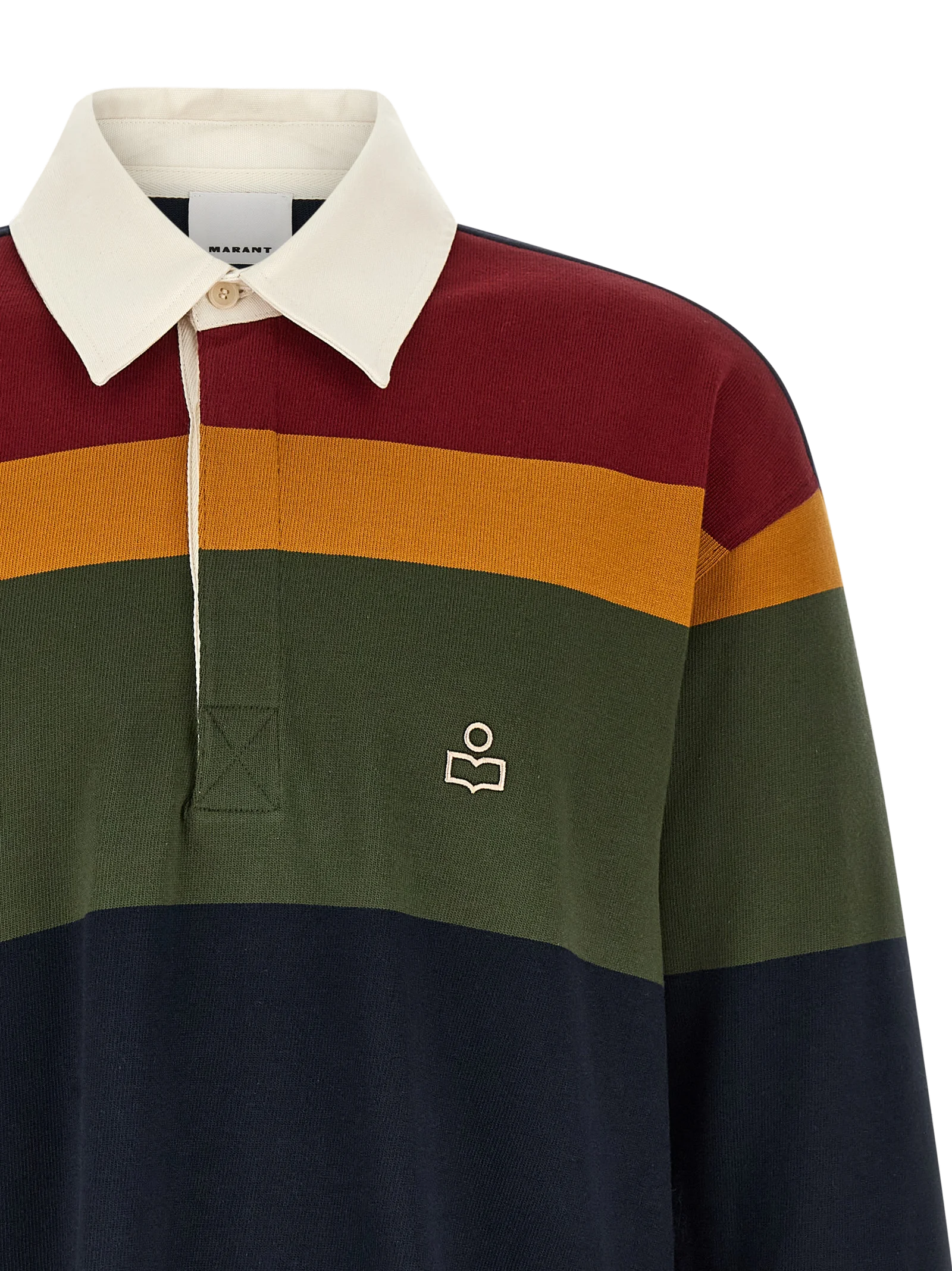 Isabel Marant Brandon Polo Shirt — Multicolor, view 3