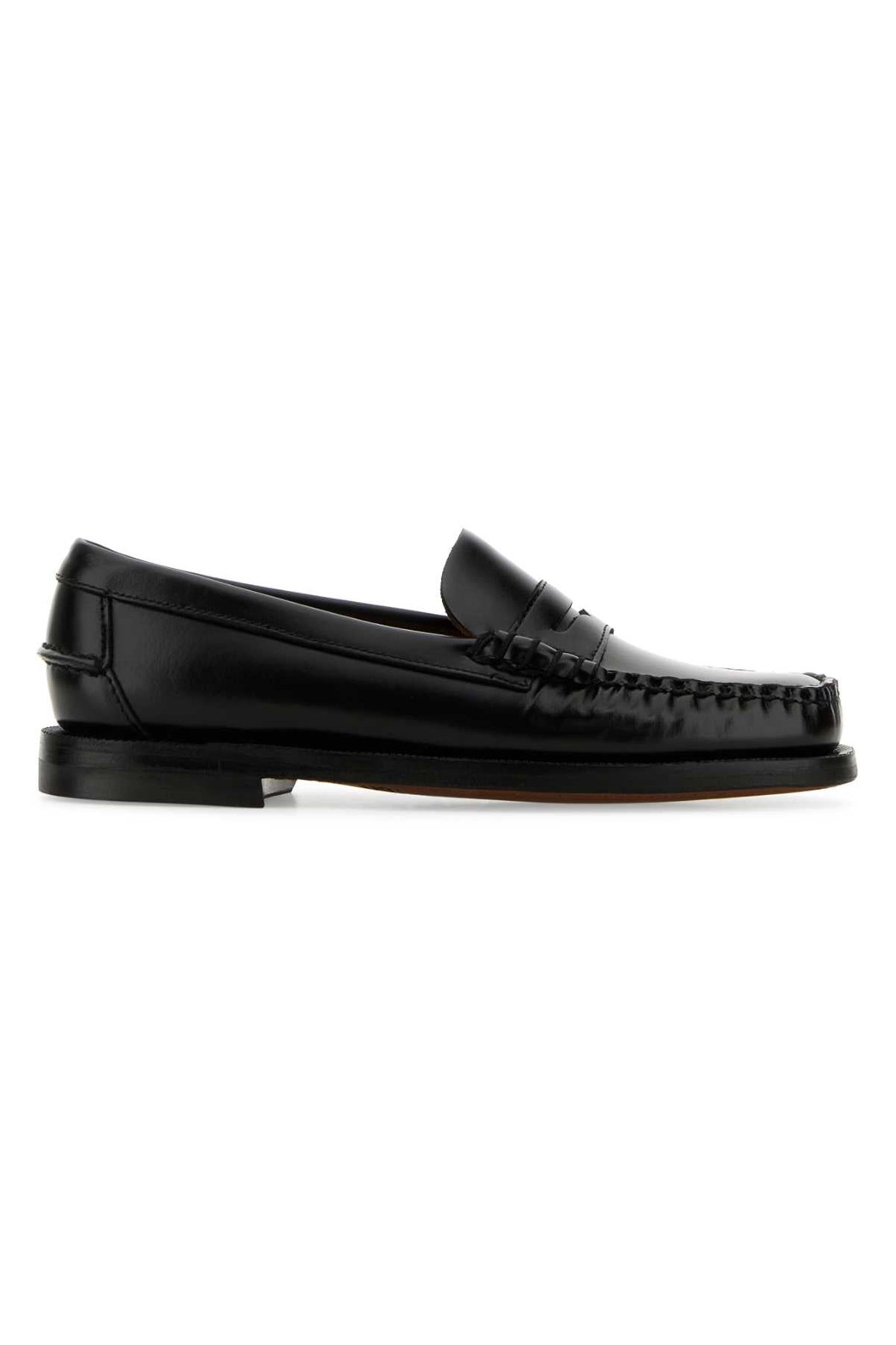 Sebago Leather Penny Loafer — Black by Sebago