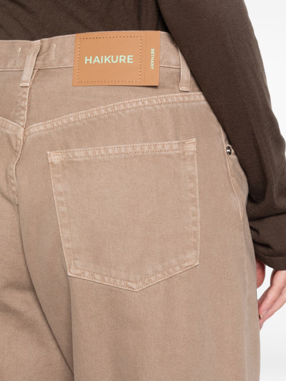 Haikure Bethany Jeans — Beige, view 2