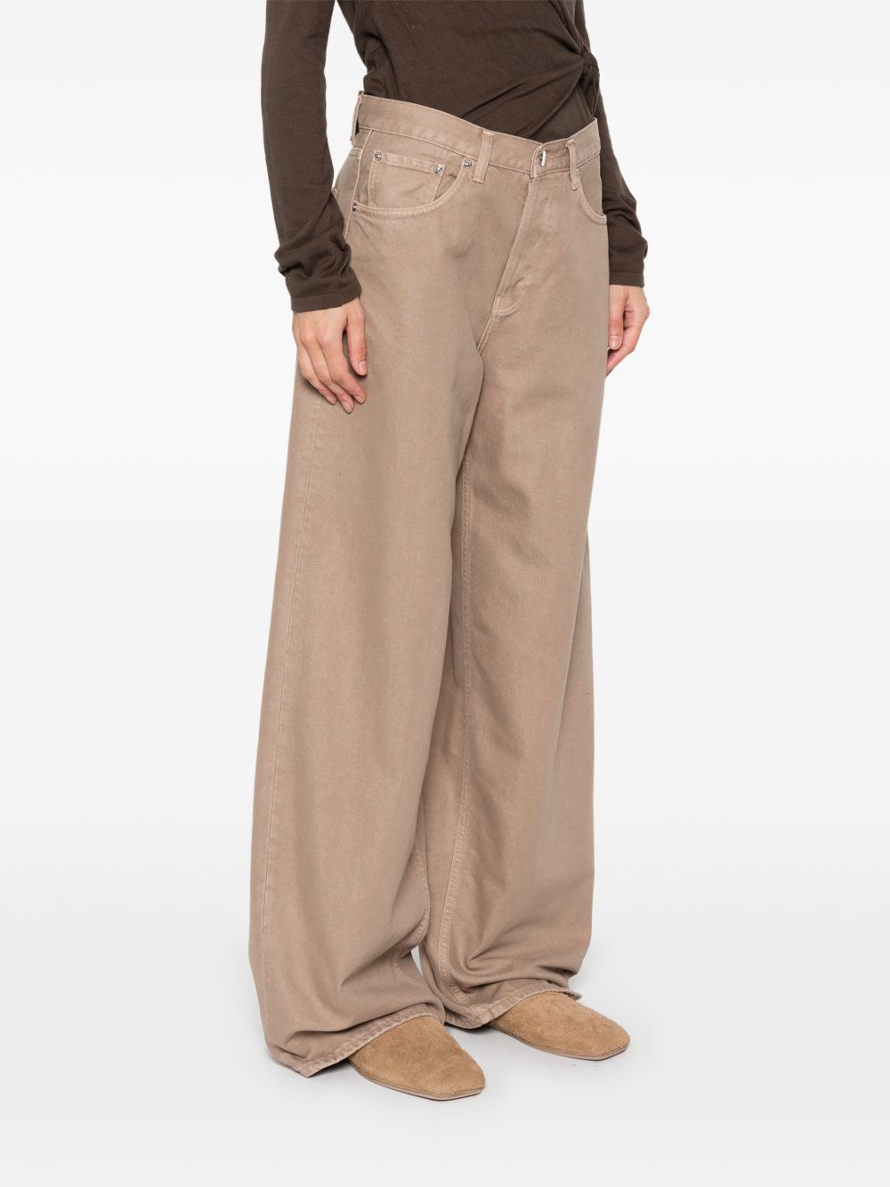 Haikure Bethany Jeans — Beige, view 5