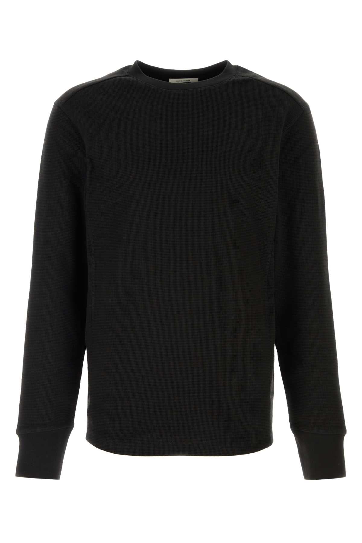 Entire Studios Long Sweatshirt — Black by Entire Studios