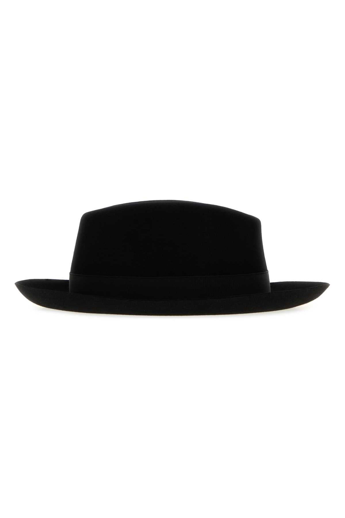 Borsalino Hat — Black, view 2
