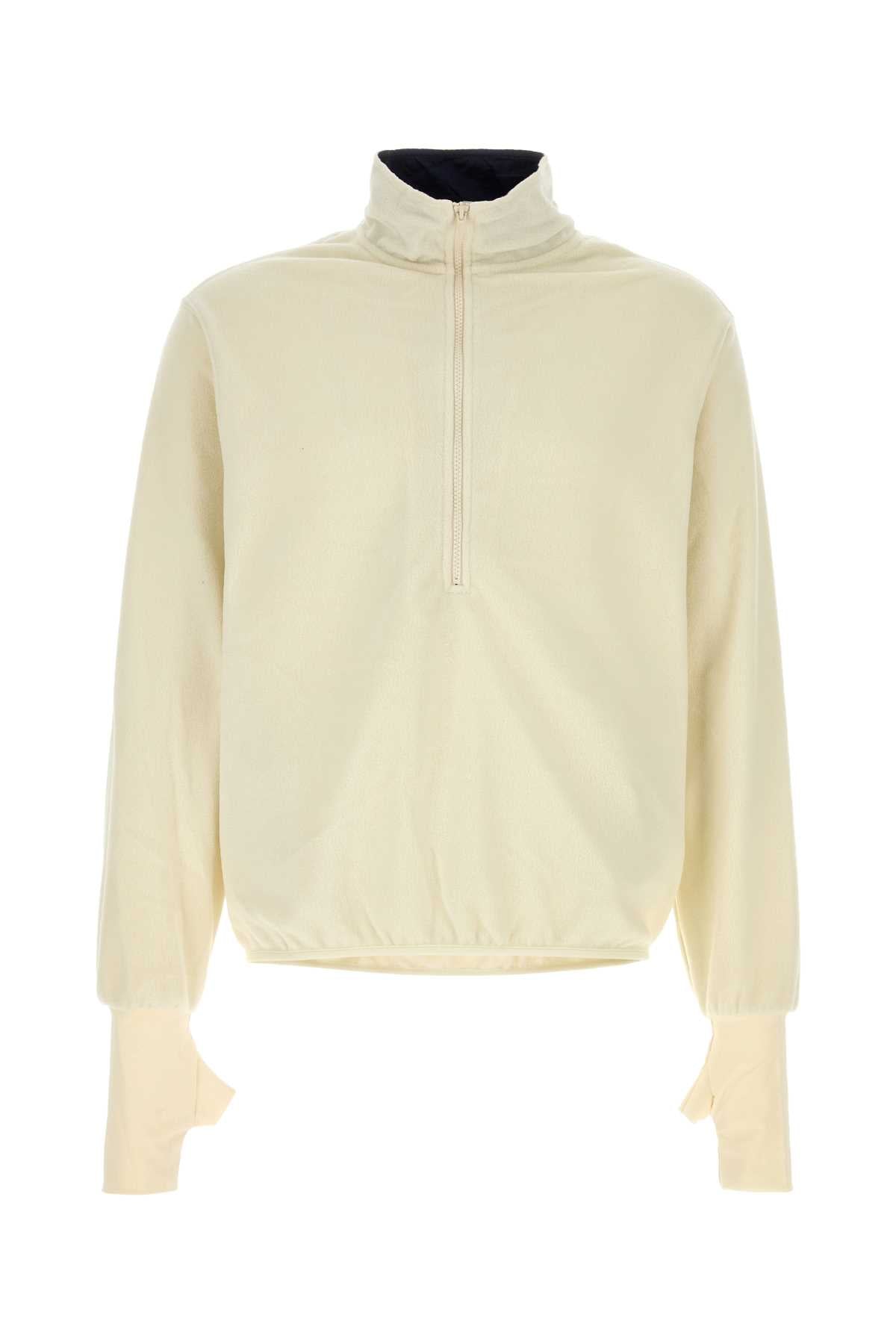 Entire Studios Fleece Sweatshirt — Cream by Entire Studios