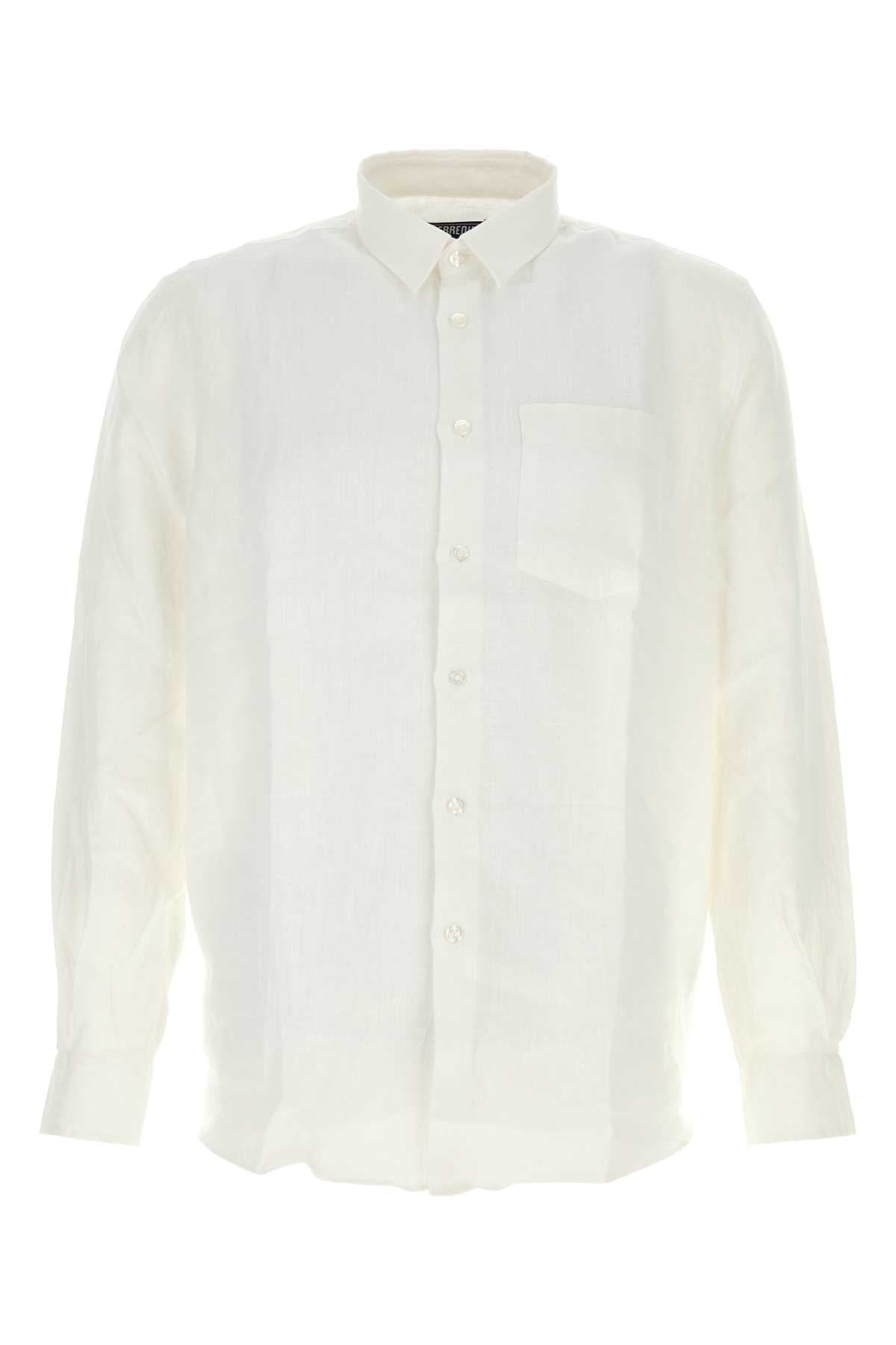 Vilebrequin Linen Shirt — White by Vilebrequin