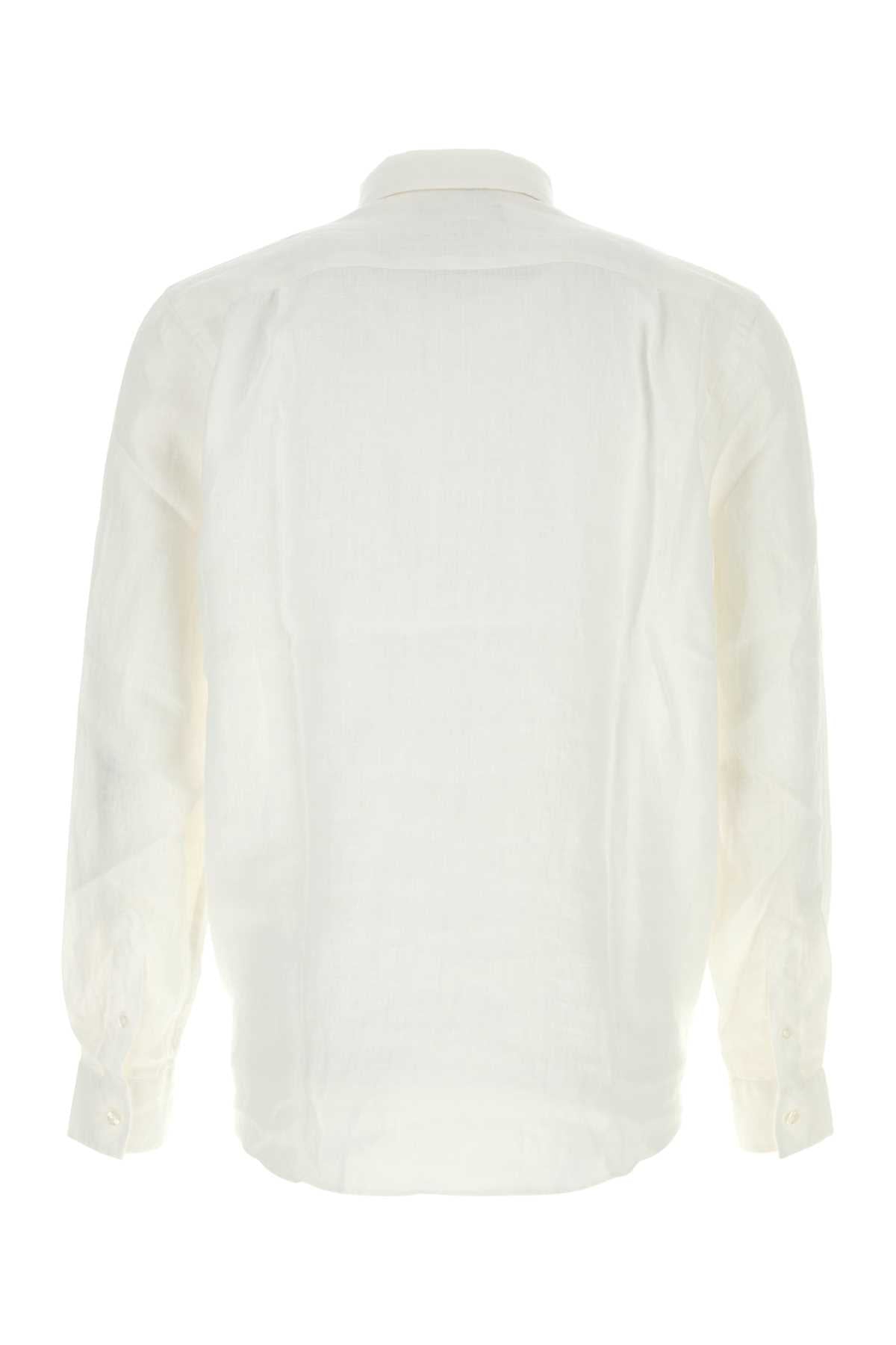 Vilebrequin Linen Shirt — White, view 2