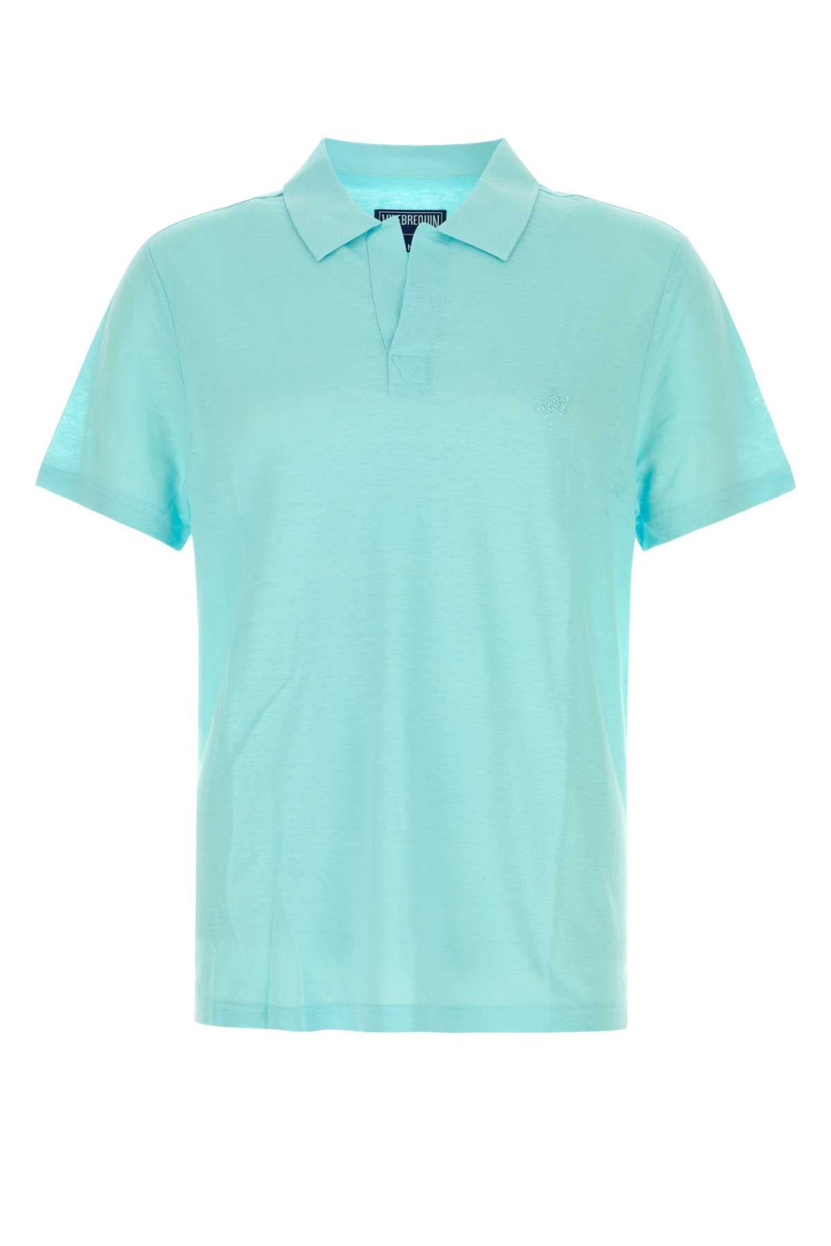 Vilebrequin Pyramid Polo Shirt — Blue by Vilebrequin