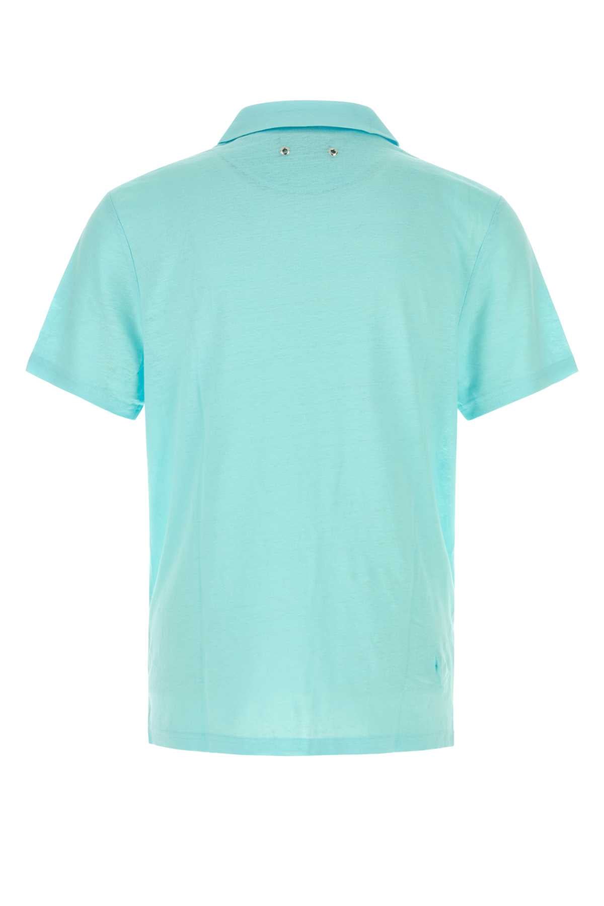 Vilebrequin Pyramid Polo Shirt — Blue, view 2